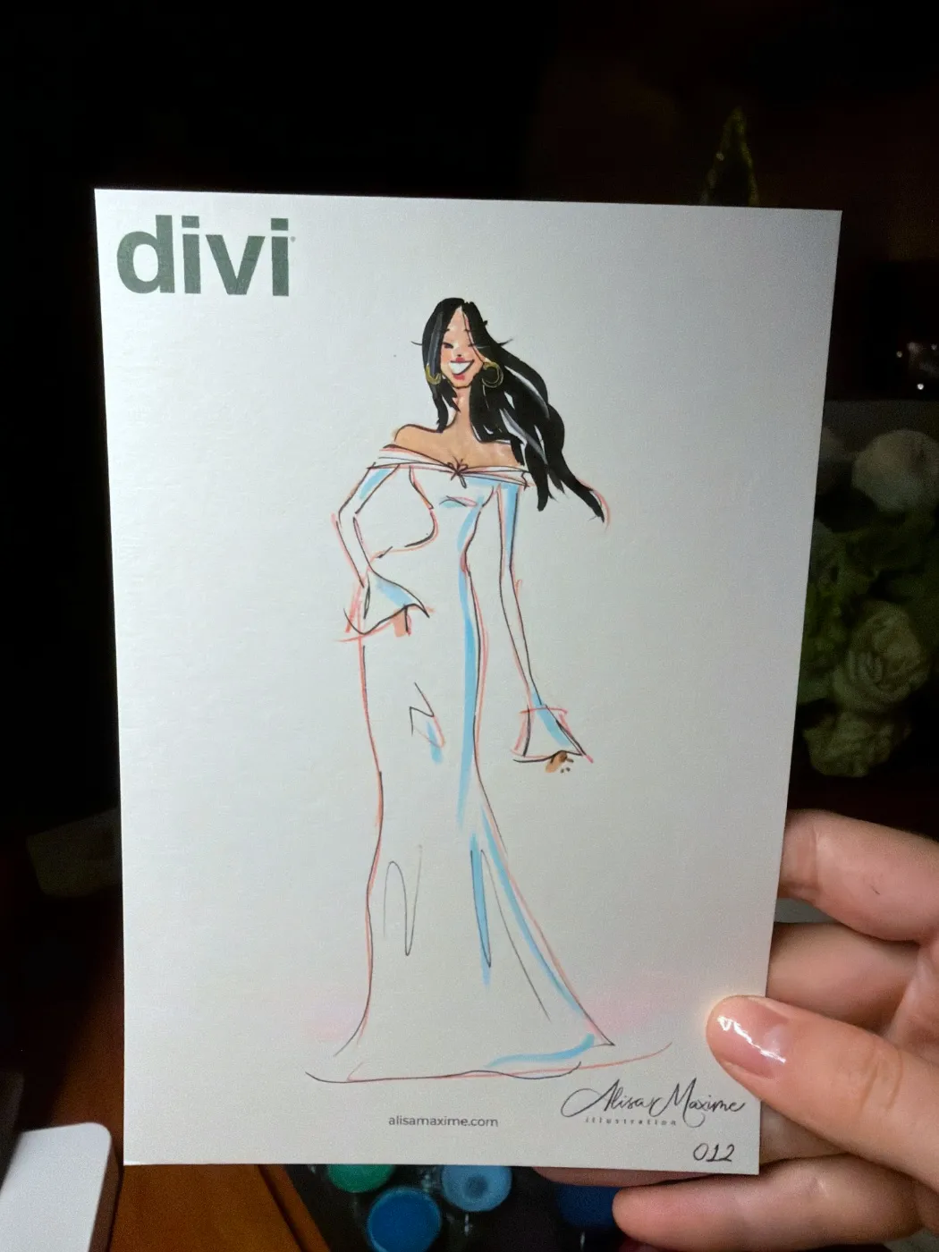 Live fashion sketch 13 from Activation at Nobu Malibu
