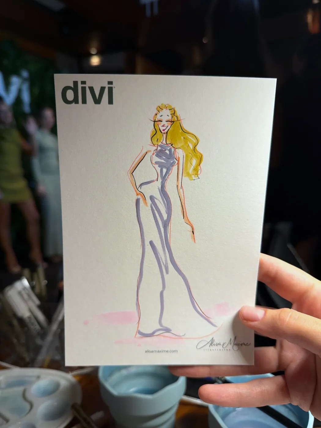 Live fashion sketch 16 from Activation at Nobu Malibu