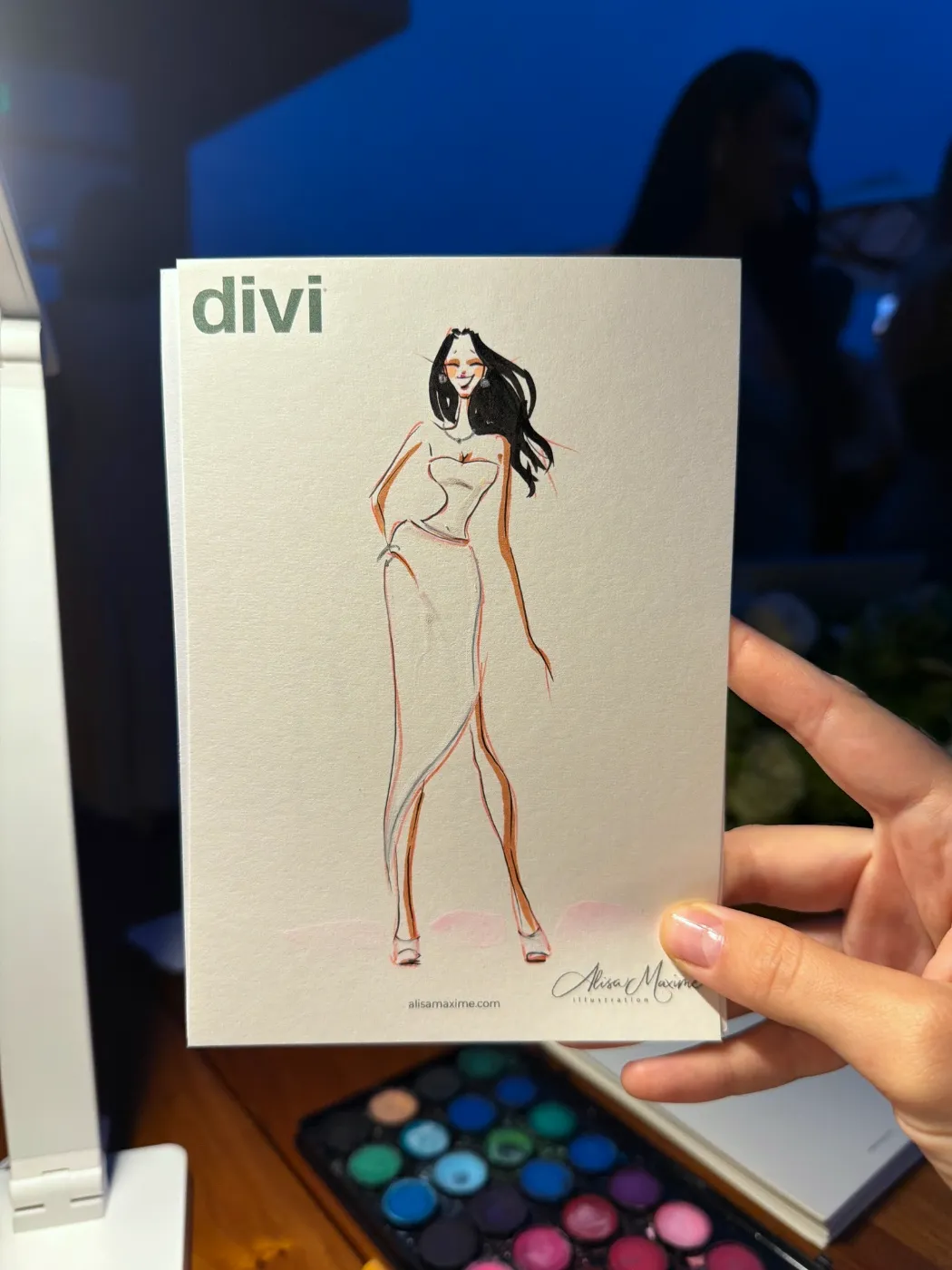Live fashion sketch 8 from Activation at Nobu Malibu