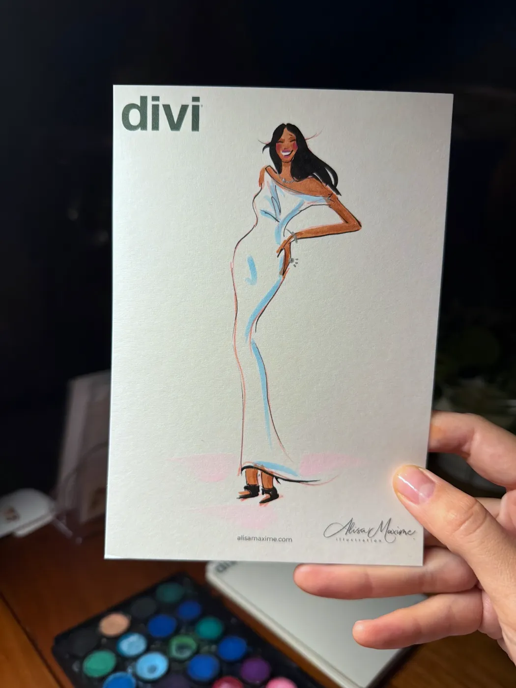Live fashion sketch 11 from Activation at Nobu Malibu