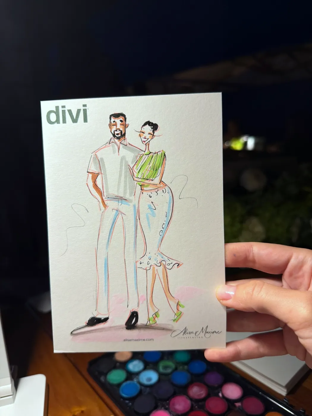 Live fashion sketch 10 from Activation at Nobu Malibu