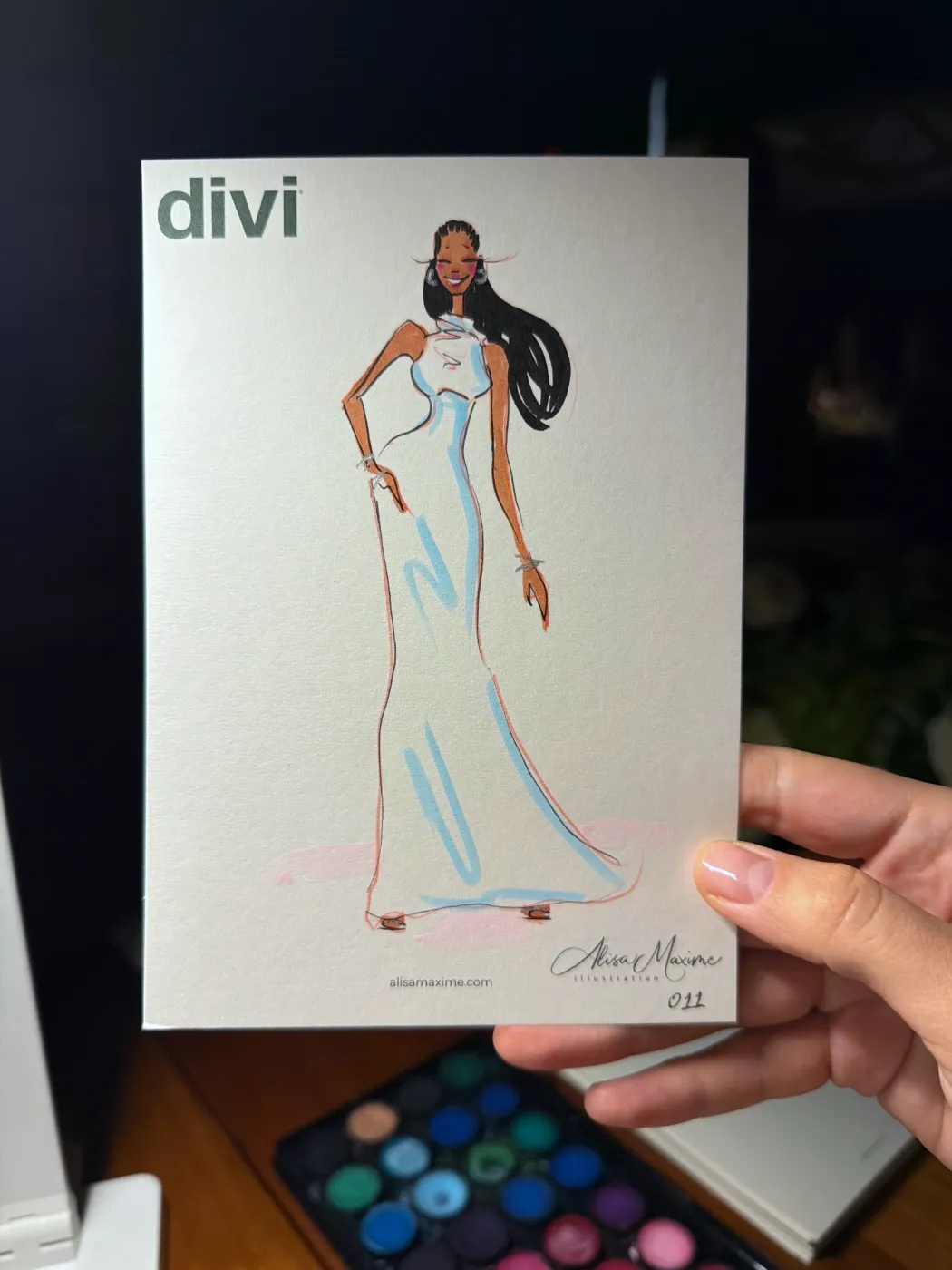 Live fashion sketch 12 from Activation at Nobu Malibu