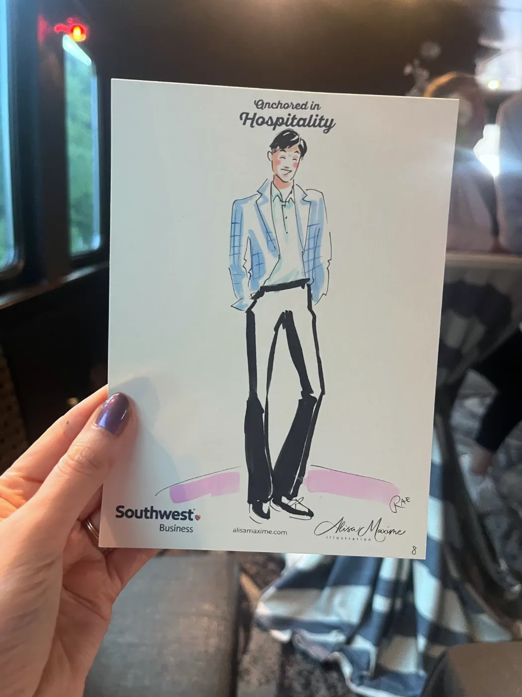 Live sketch from Brand Event on the Water at McCormick Place, Chicago