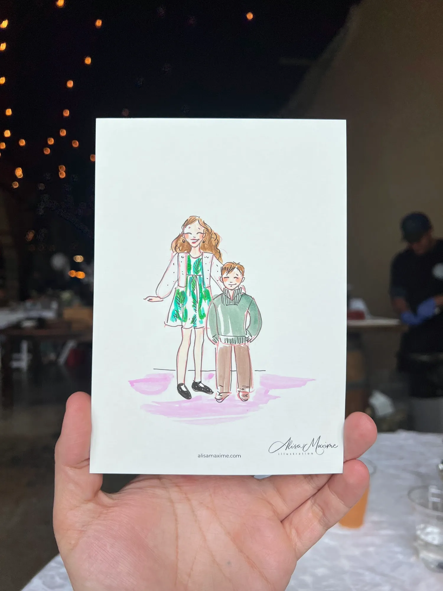 Live fashion sketch 13 from Communion Party at Red Hook Cidery, Brooklyn