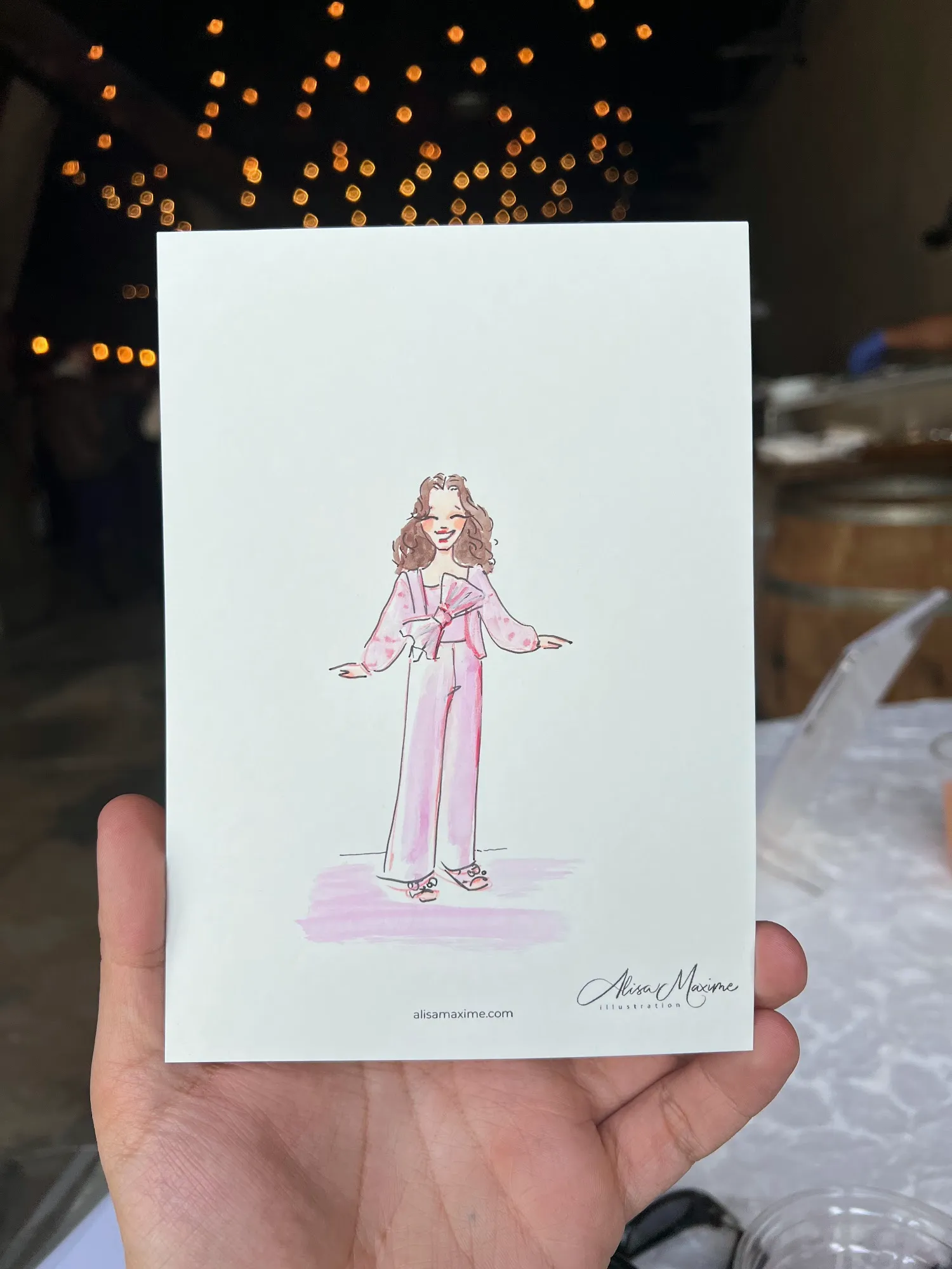 Live fashion sketch 7 from Communion Party at Red Hook Cidery, Brooklyn