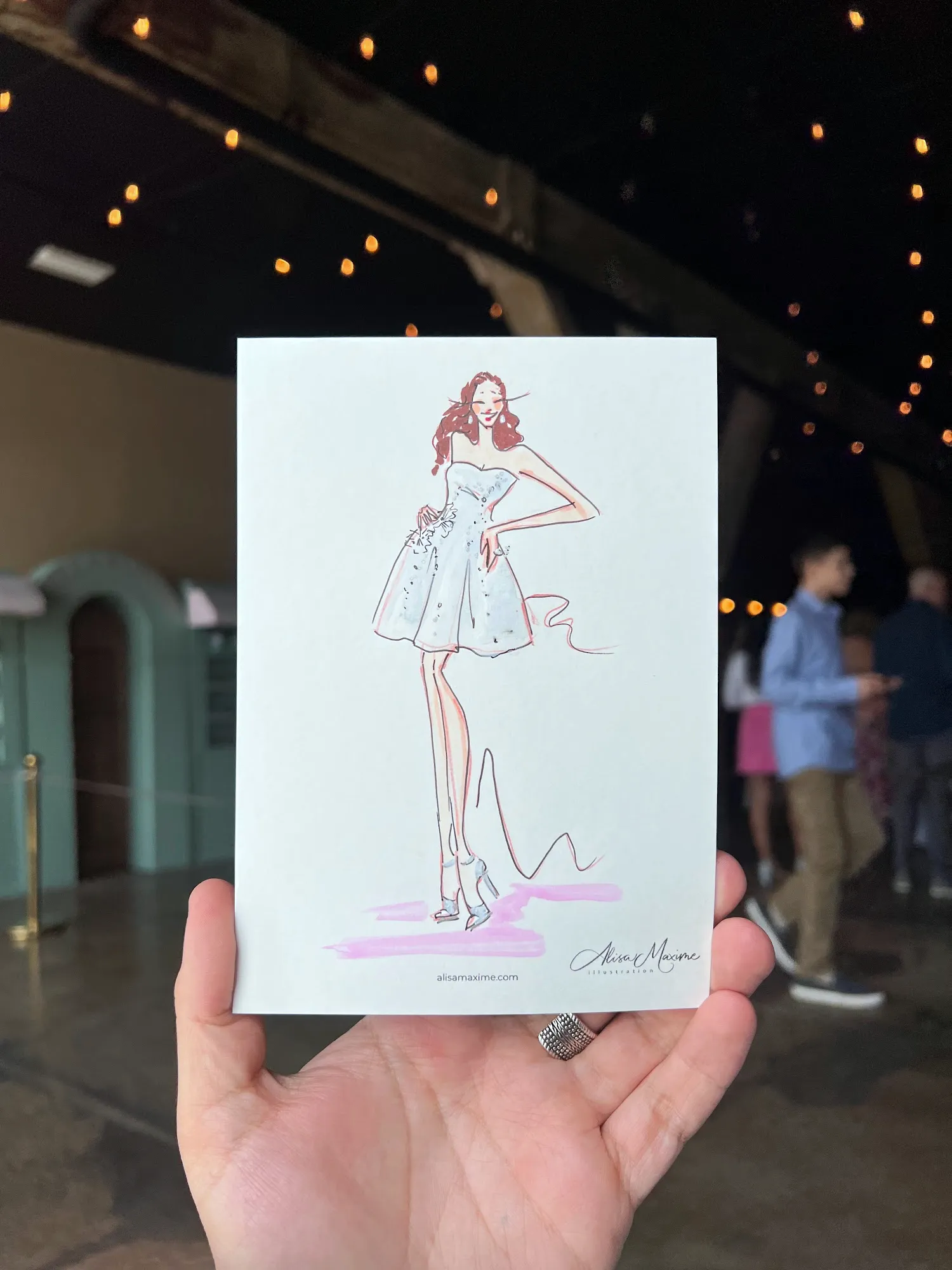 Live fashion sketch 5 from Communion Party at Red Hook Cidery, Brooklyn