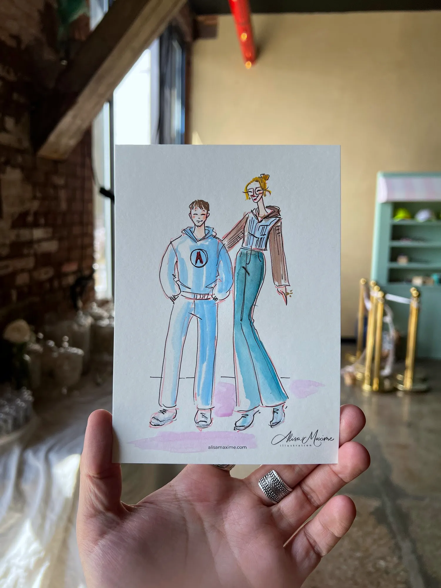 Live fashion sketch 11 from Communion Party at Red Hook Cidery, Brooklyn