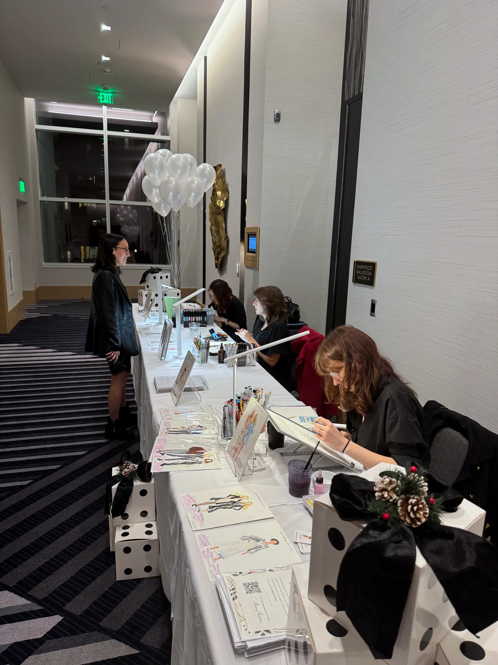 Our table at JW Marriott Dallas Arts District