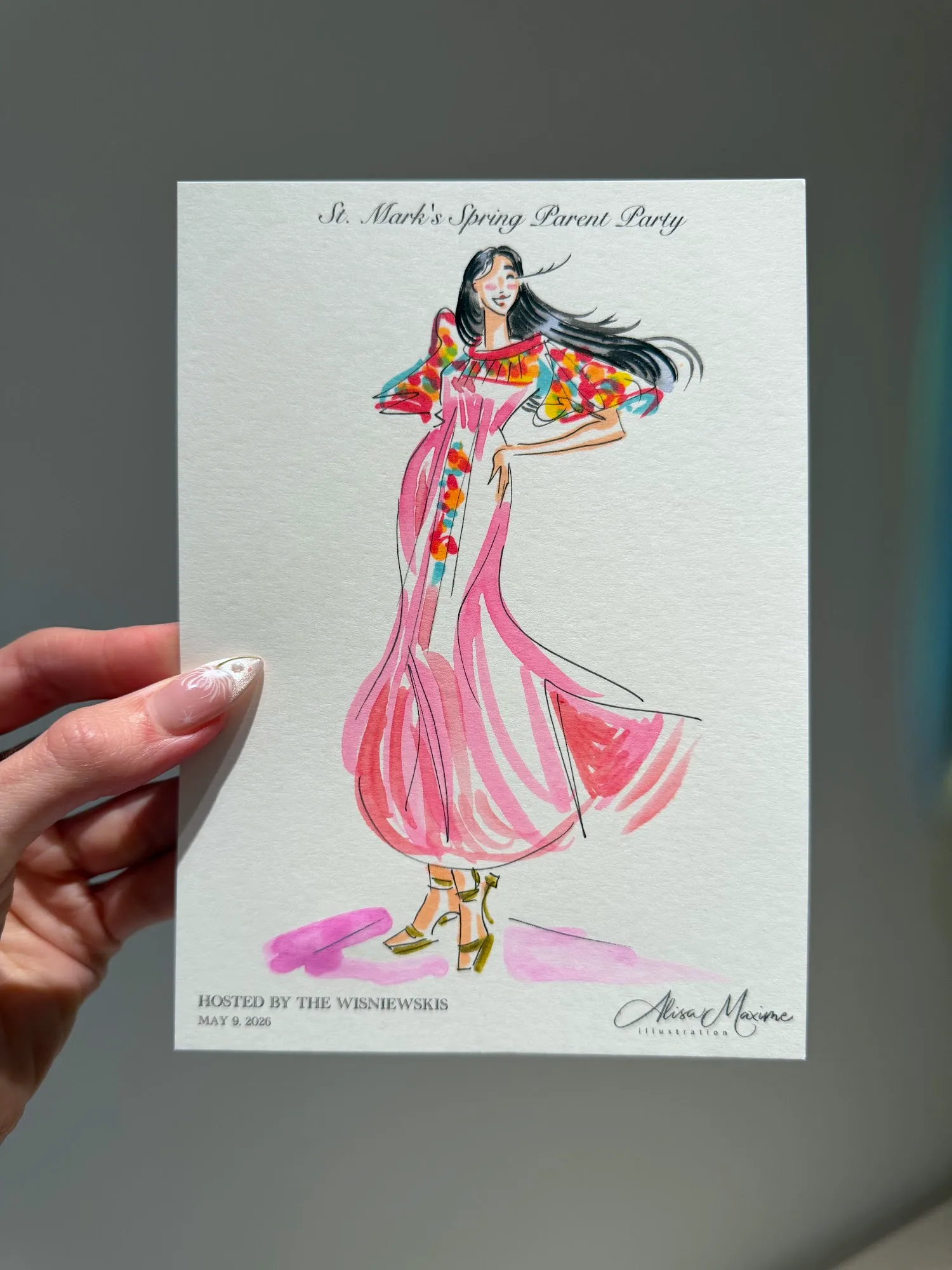 Live fashion sketch · 2026