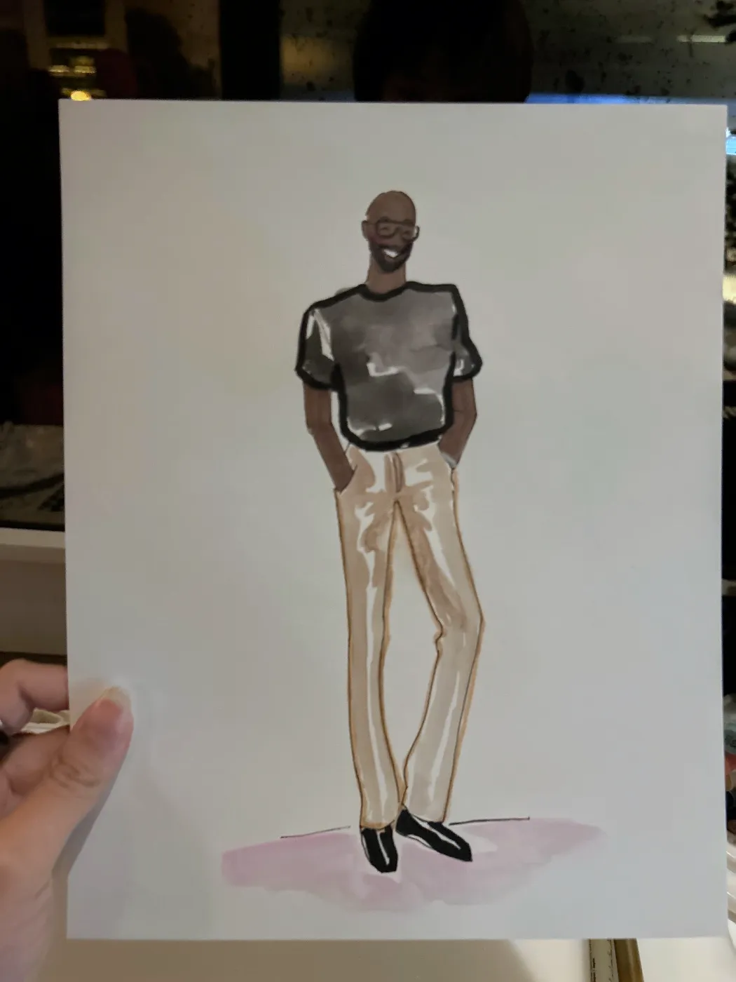 Live fashion sketch 10 from Birthday Dinner in New York
