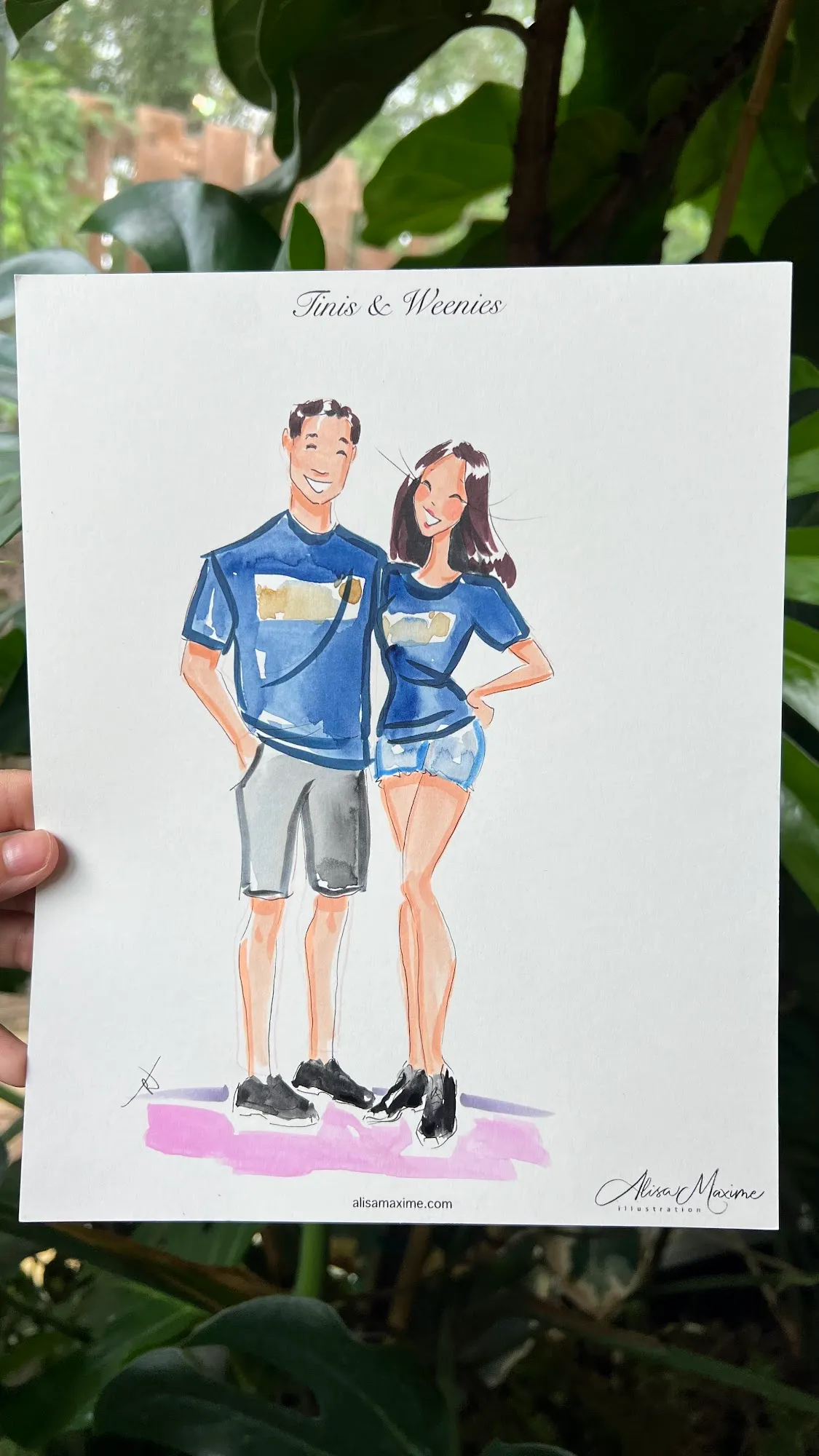Live fashion sketch 6 from Birthday Celebration in Dallas