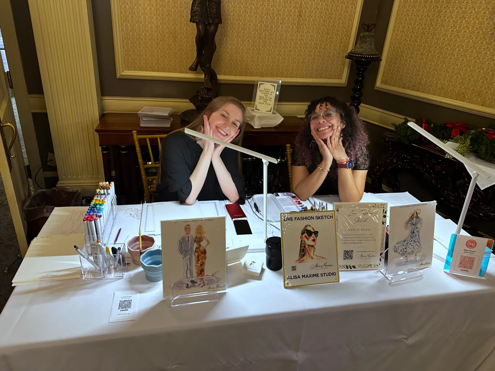 Our table at Austin Club