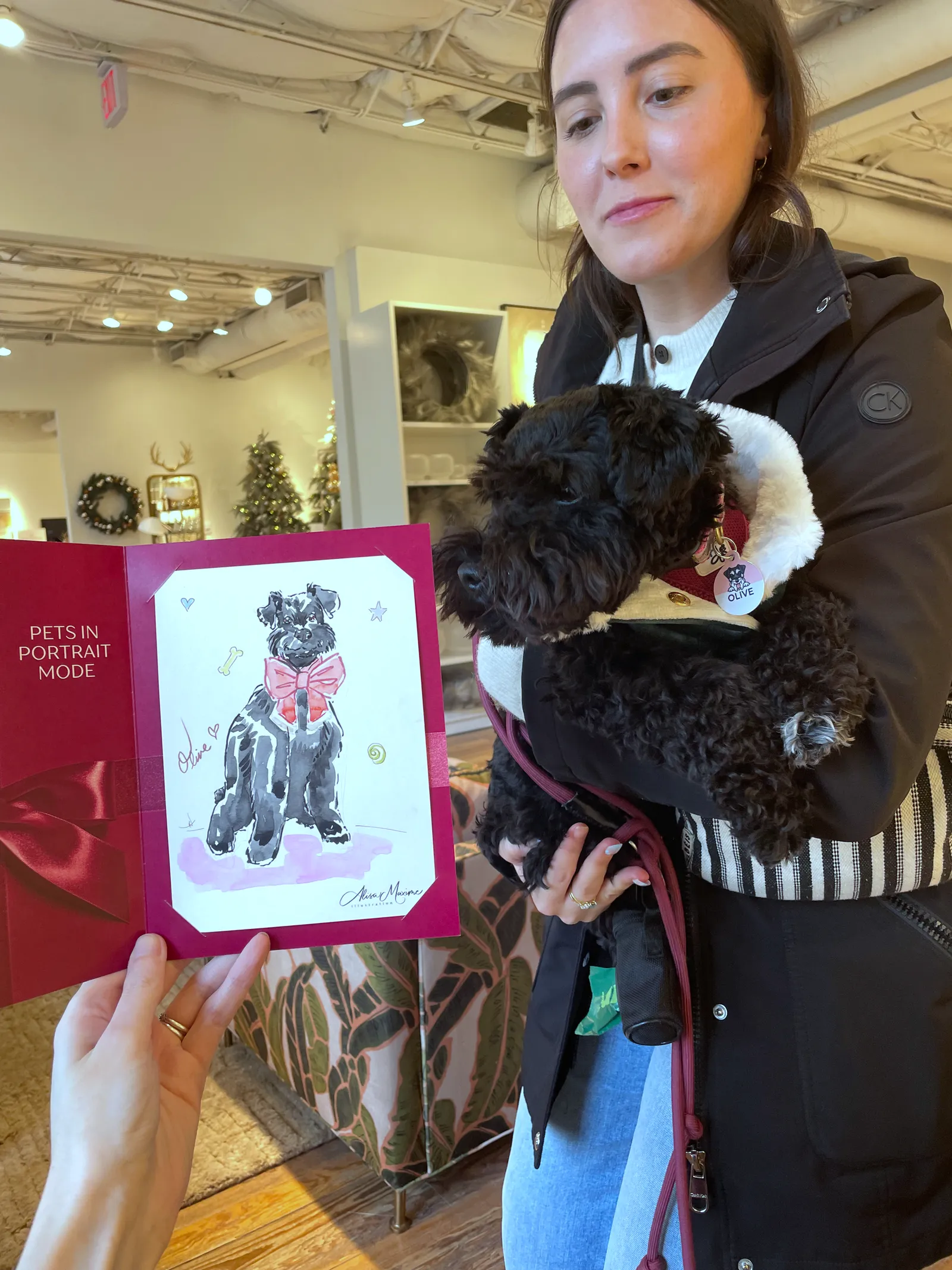 Pet Sketching Day at CB2 in Dallas