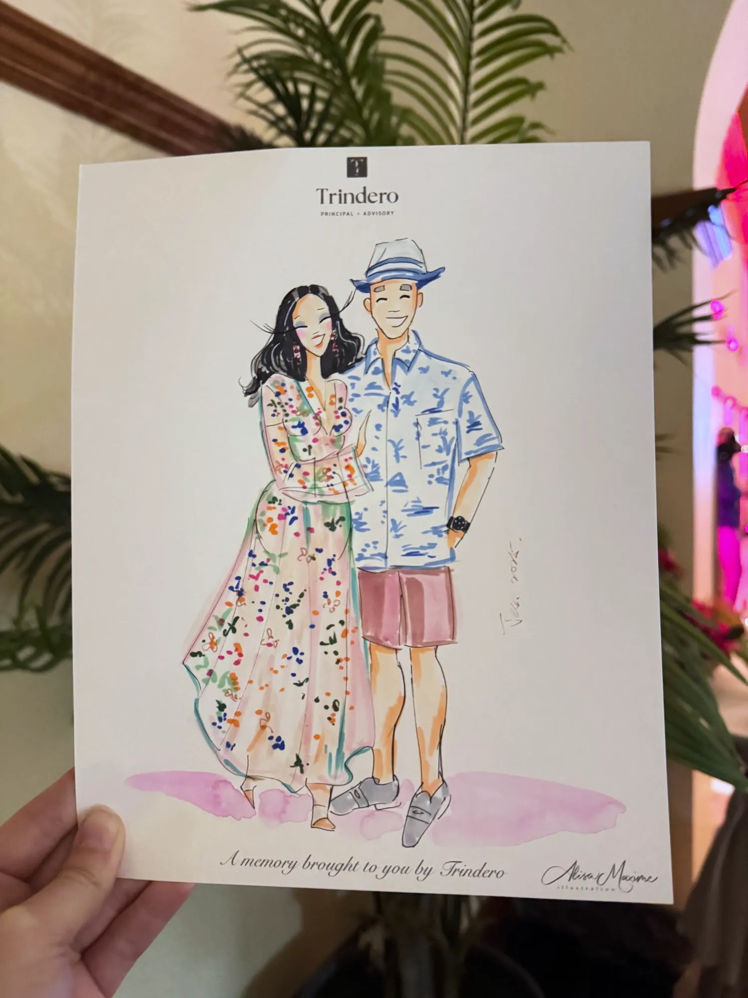 Live fashion sketch 14 from Gala Evening at Ashton Depot, Fort Worth