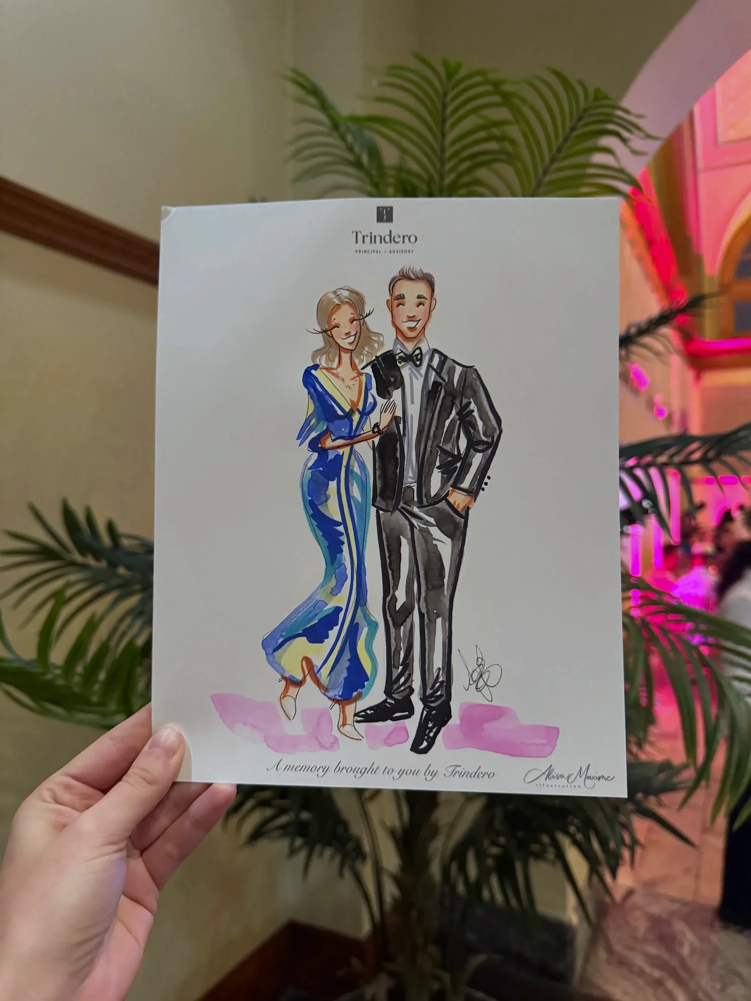 Live fashion sketch 5 from Gala Evening at Ashton Depot, Fort Worth