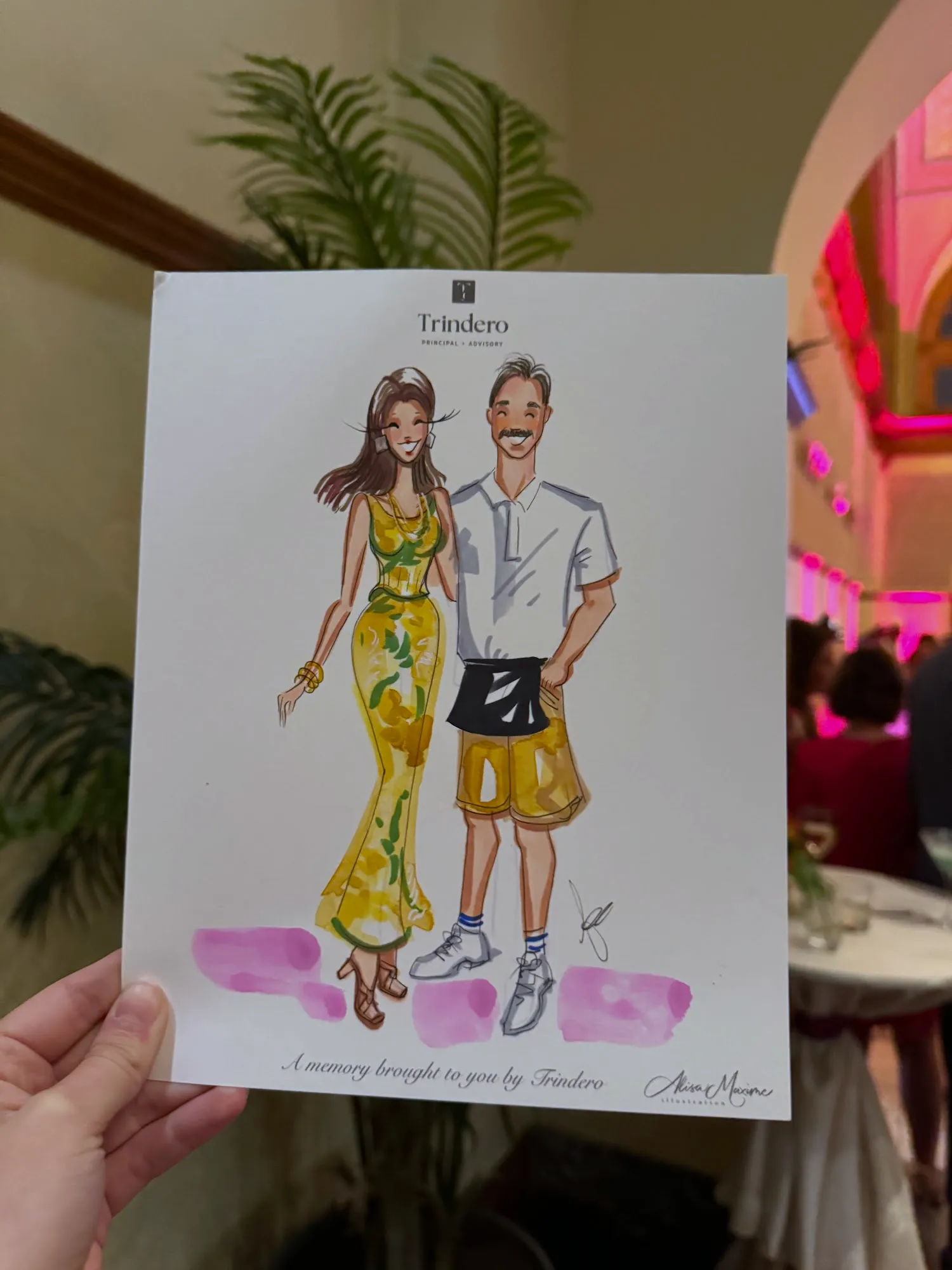 Live fashion sketch 13 from Gala Evening at Ashton Depot, Fort Worth