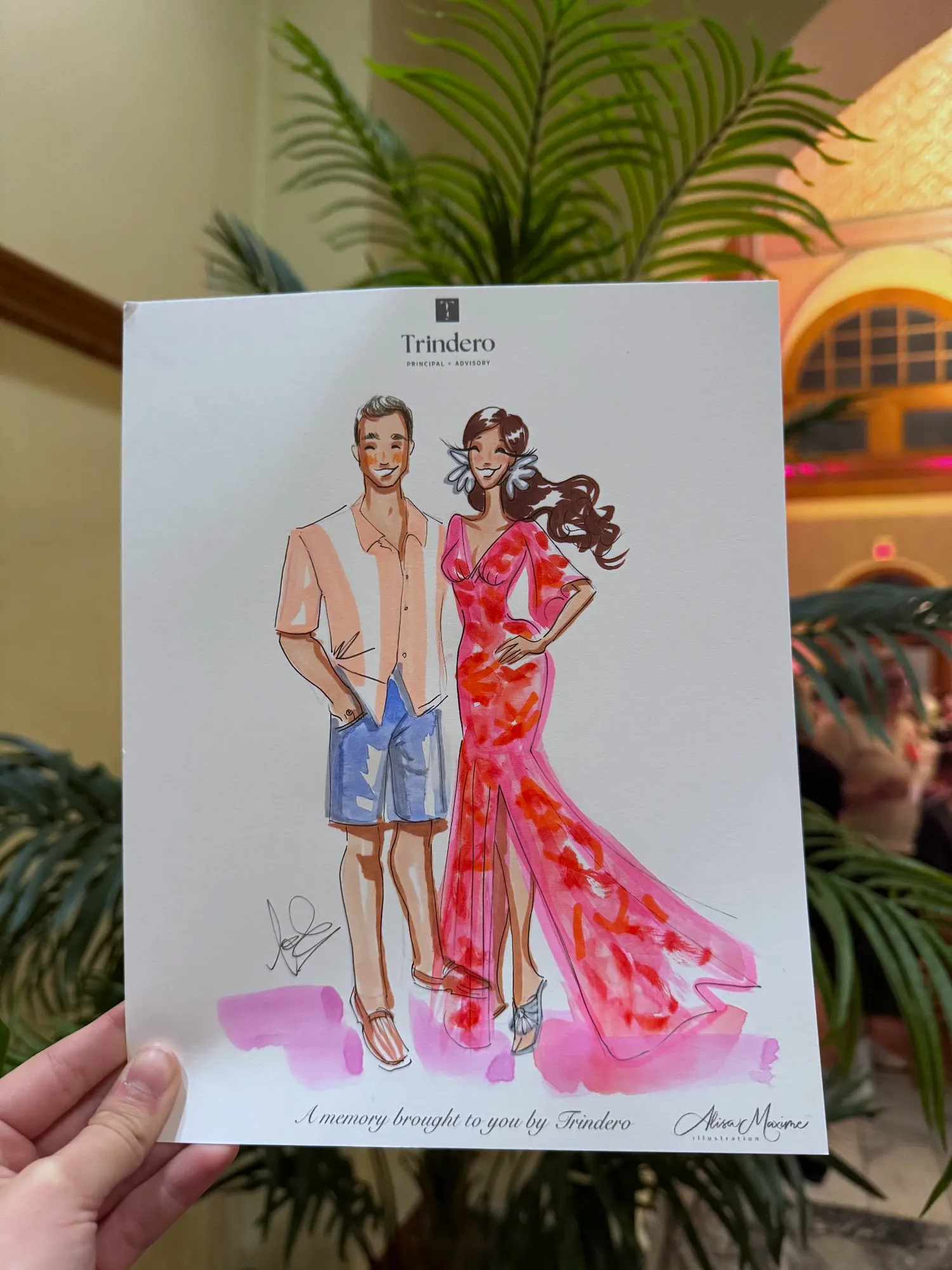 Live fashion sketch 9 from Gala Evening at Ashton Depot, Fort Worth