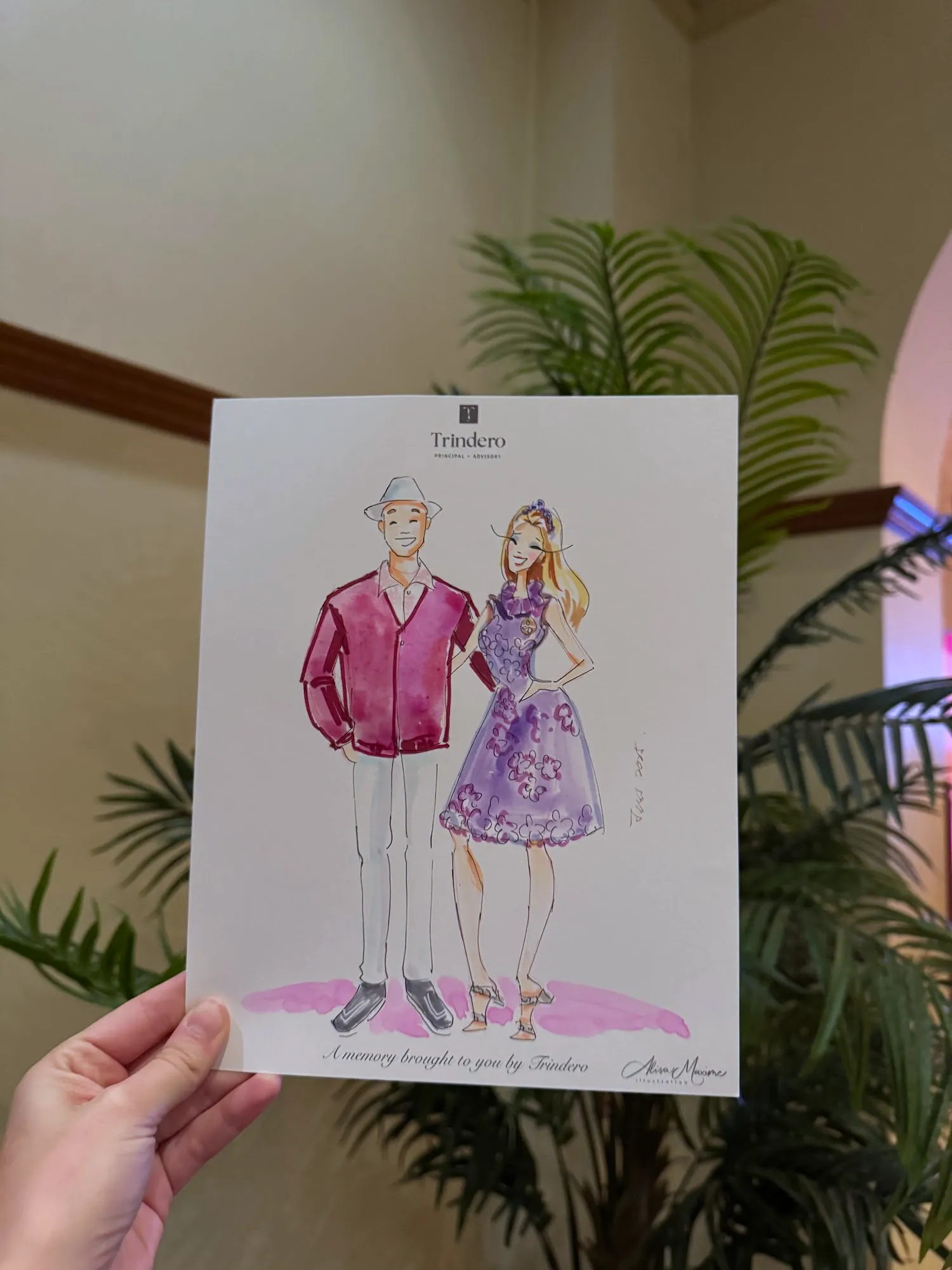 Live fashion sketch 3 from Gala Evening at Ashton Depot, Fort Worth