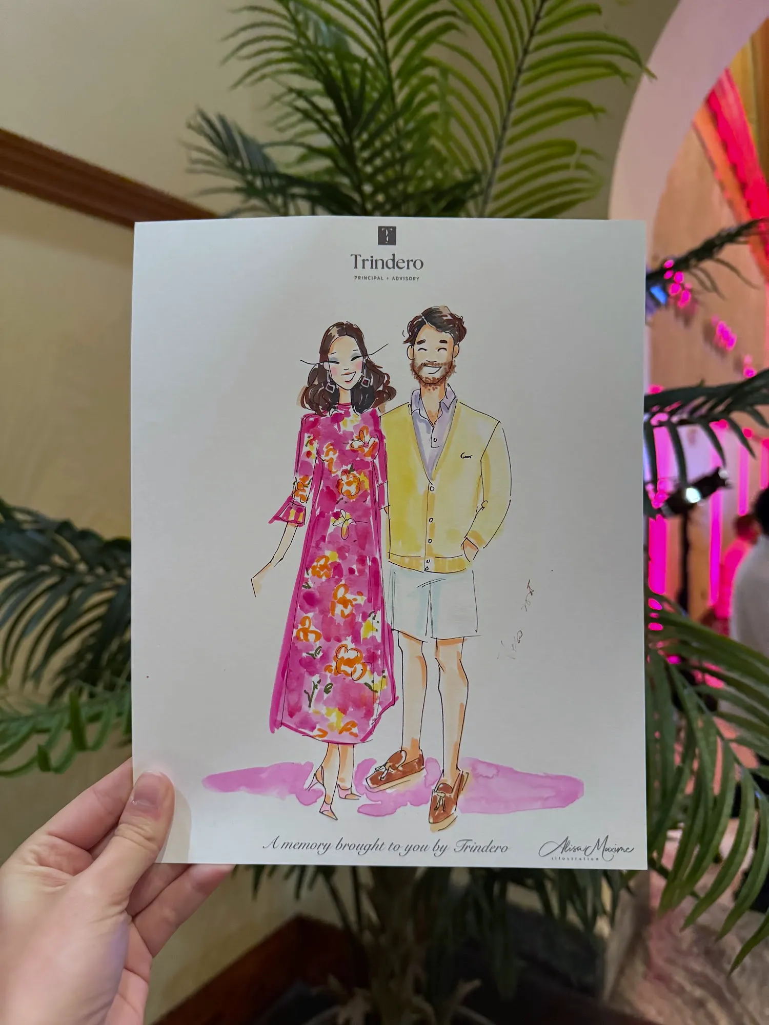 Live fashion sketch 8 from Gala Evening at Ashton Depot, Fort Worth