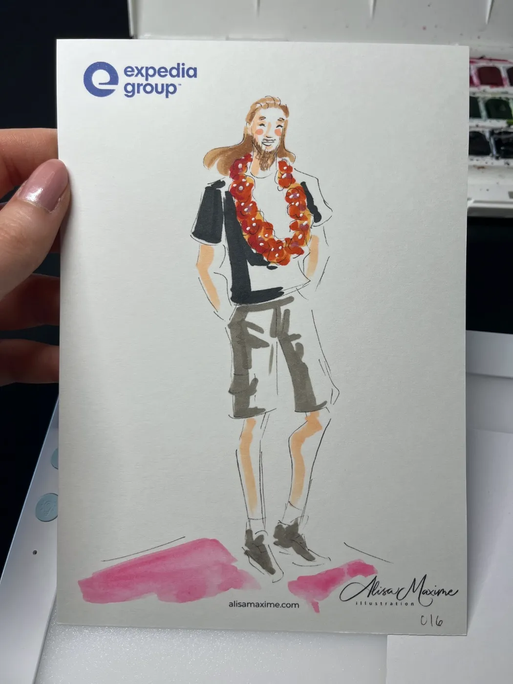 Live fashion sketch 16 from Corporate Party in Austin