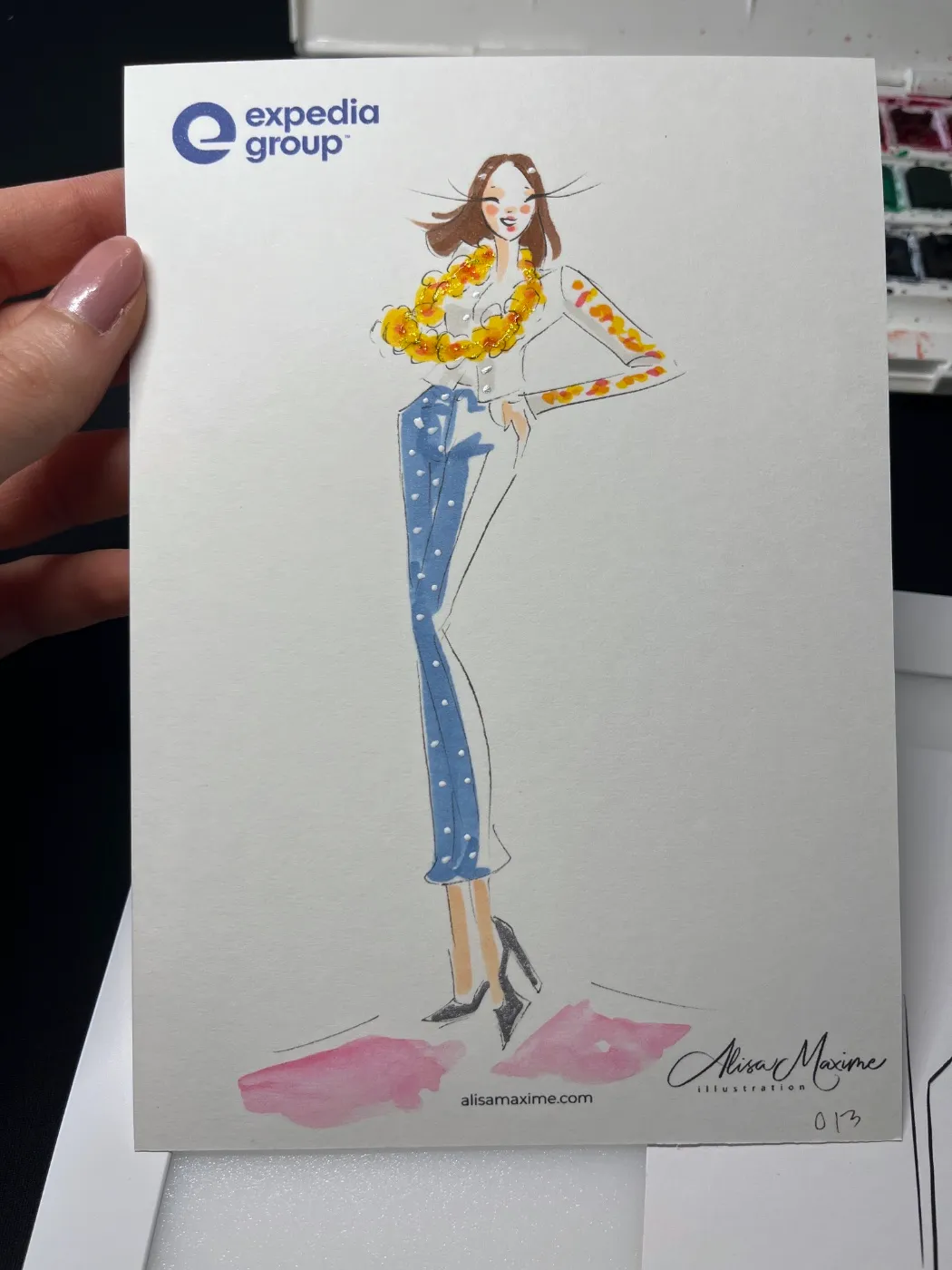 Live fashion sketch 13 from Corporate Party in Austin