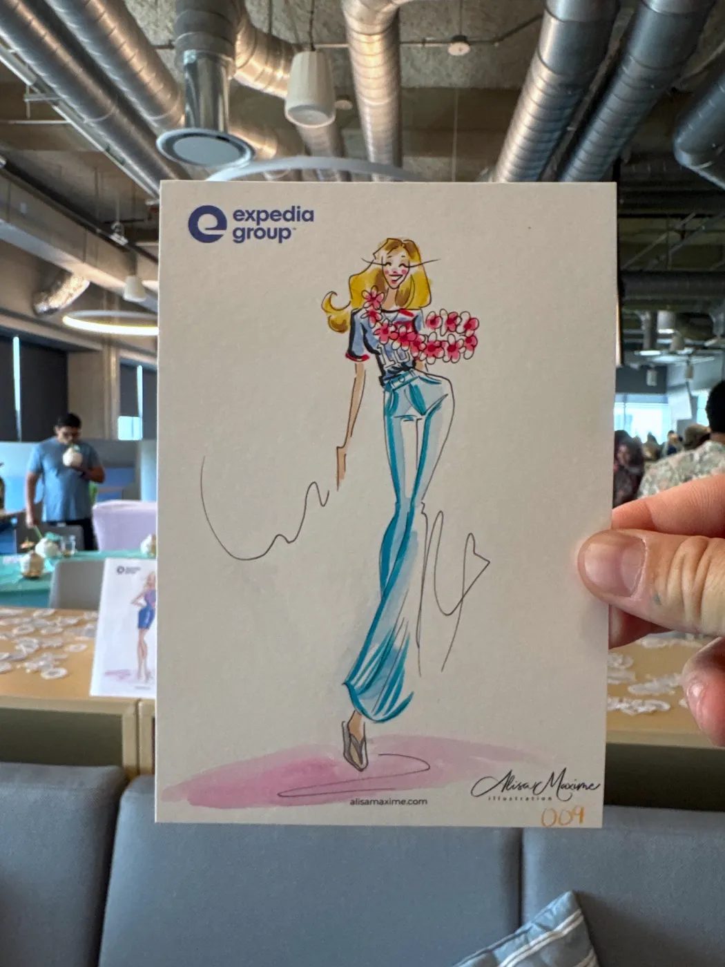 Live fashion sketch 9 from Corporate Party in Austin
