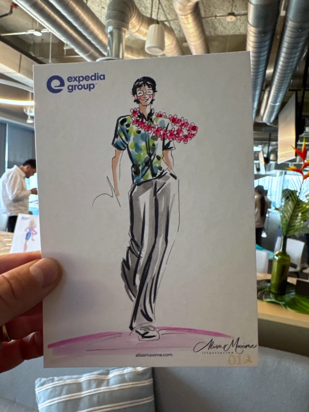 Live fashion sketch 12 from Corporate Party in Austin