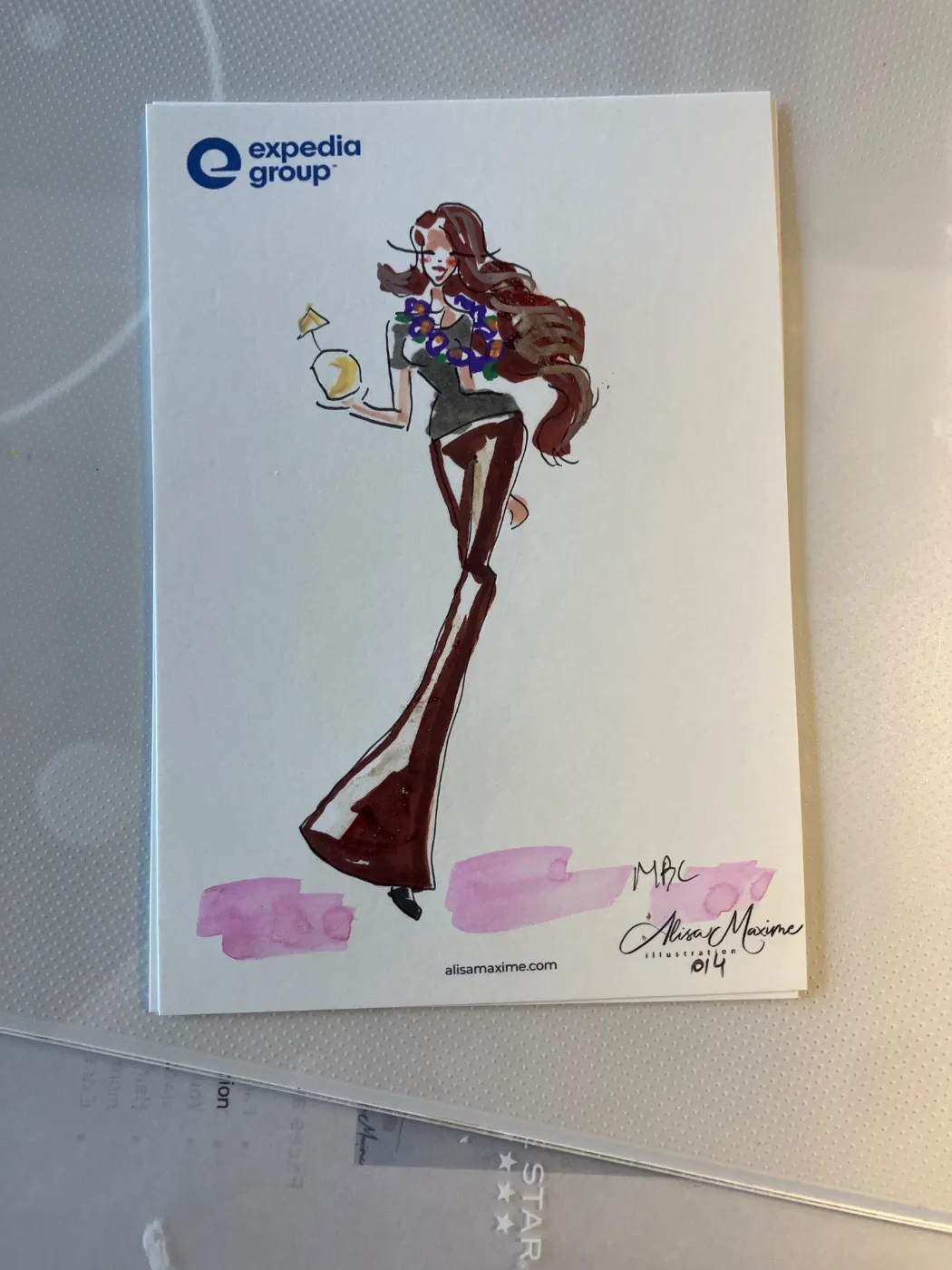 Live fashion sketch 14 from Corporate Party in Austin