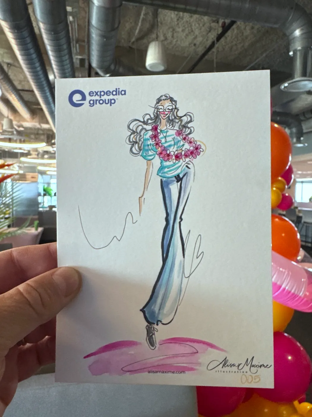 Live fashion sketch 6 from Corporate Party in Austin