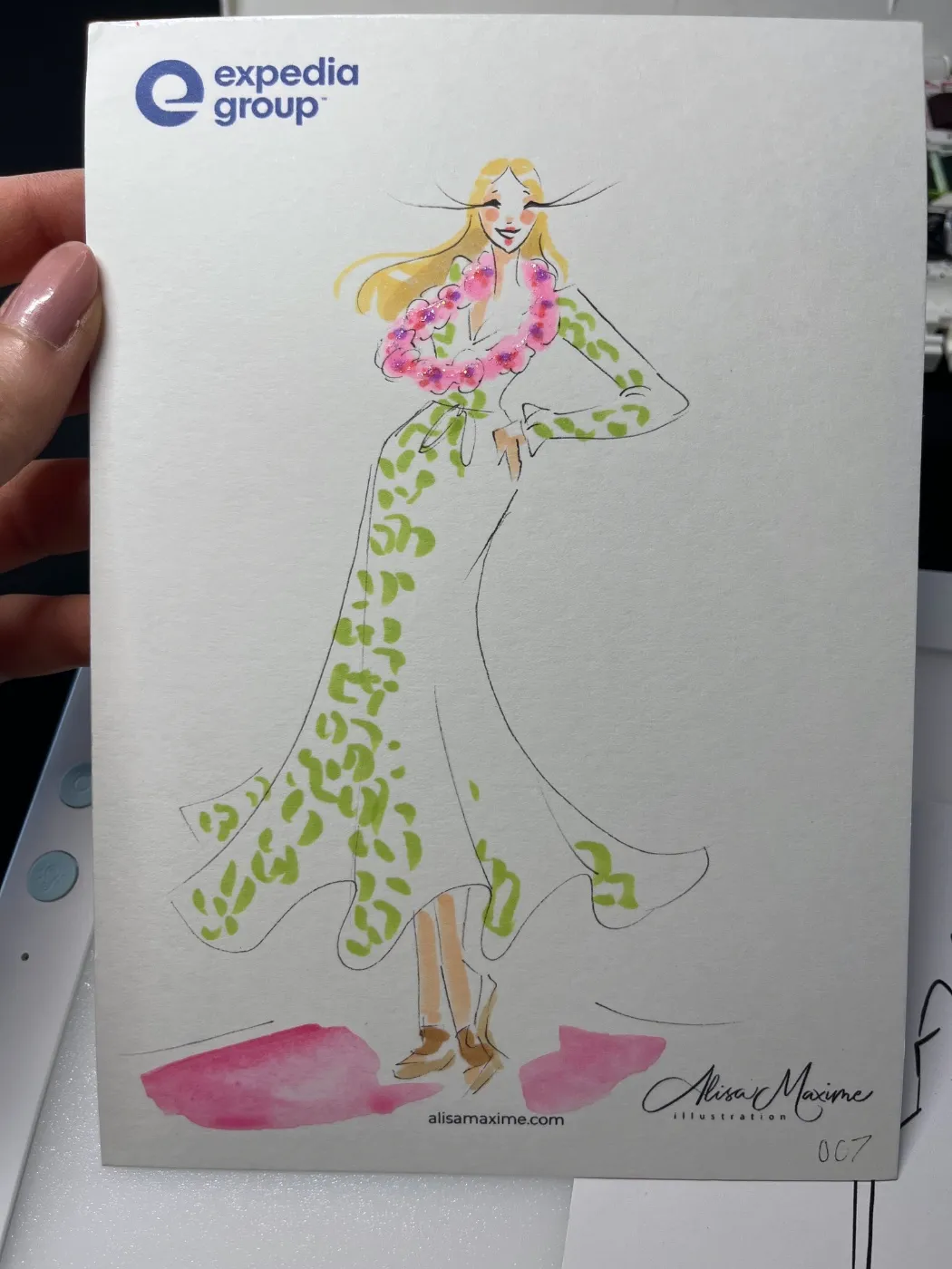 Live fashion sketch 8 from Corporate Party in Austin