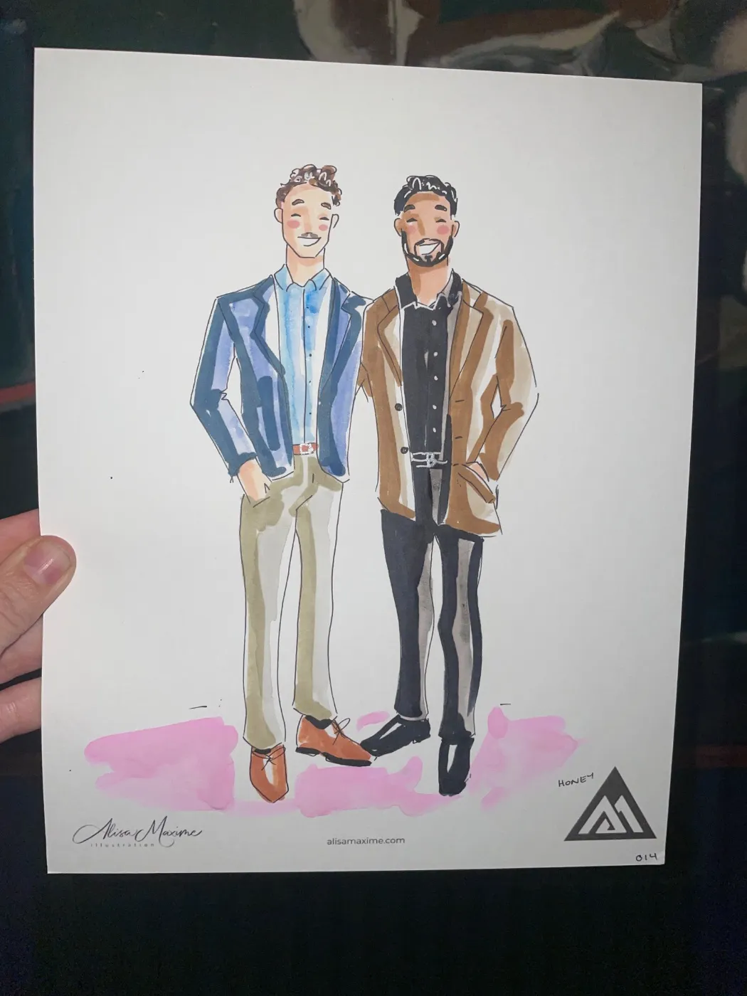 Live sketch from Benjamin Moore Corporate Dinner at The Ives, Chicago