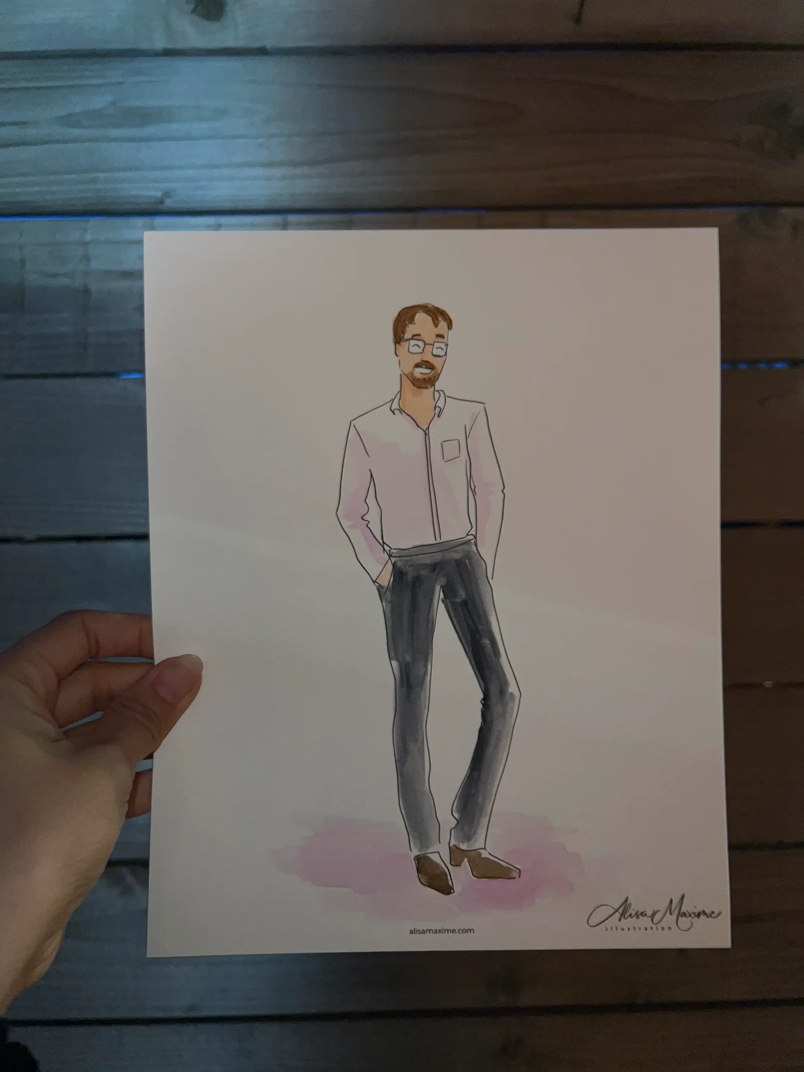 Live fashion sketch 10 from Wedding at Rossa Room Speakeasy, Bellaire