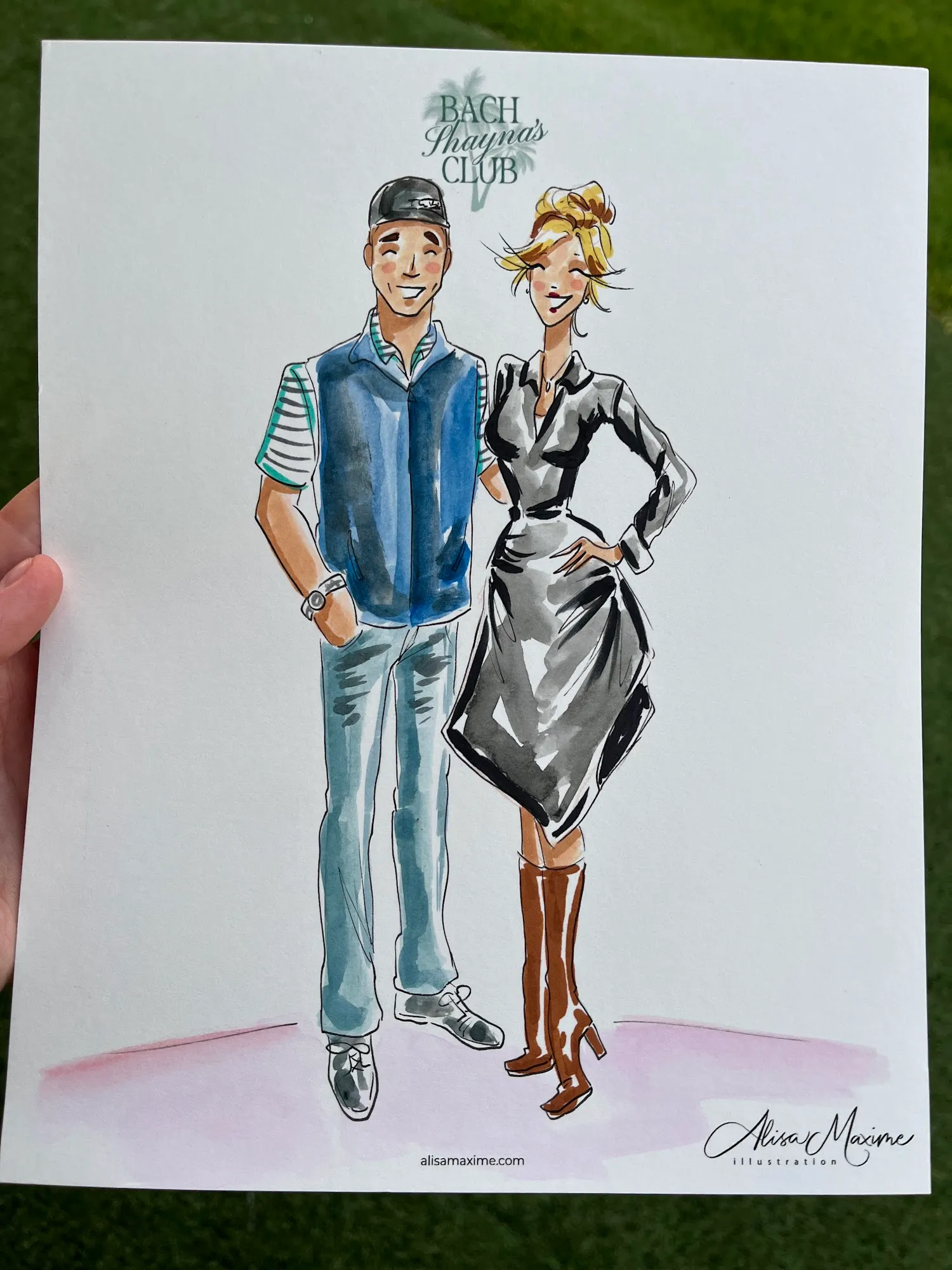 Live fashion sketch 9 from Bridal Shower at The Frenchie Boutique Hotel, Round Top