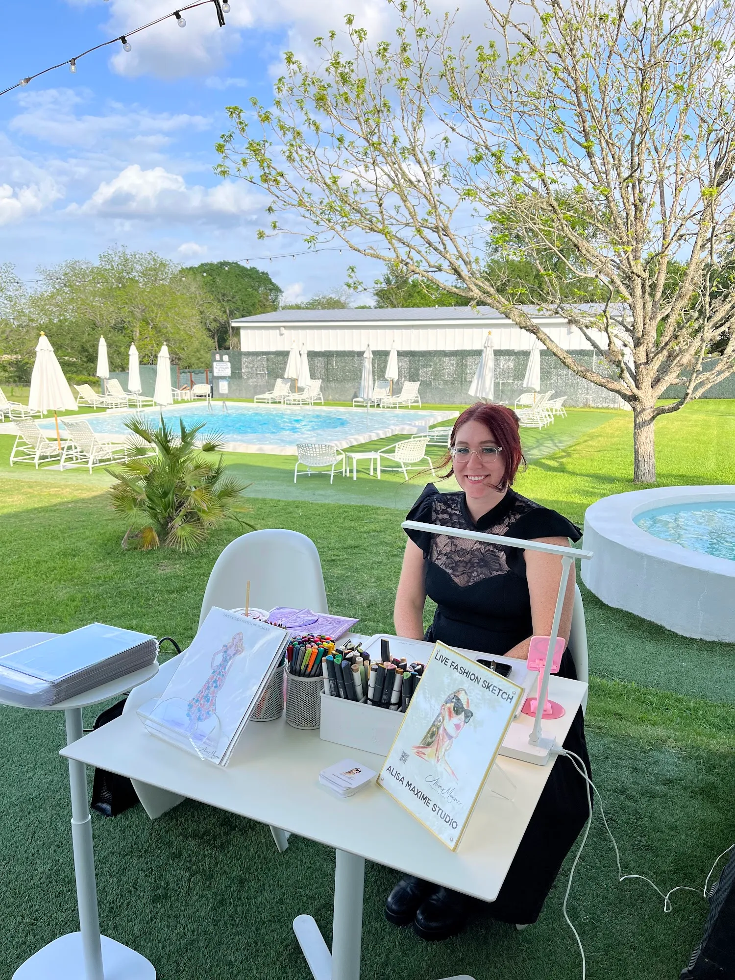 Bridal Shower at The Frenchie Boutique Hotel, Round Top — from the evening