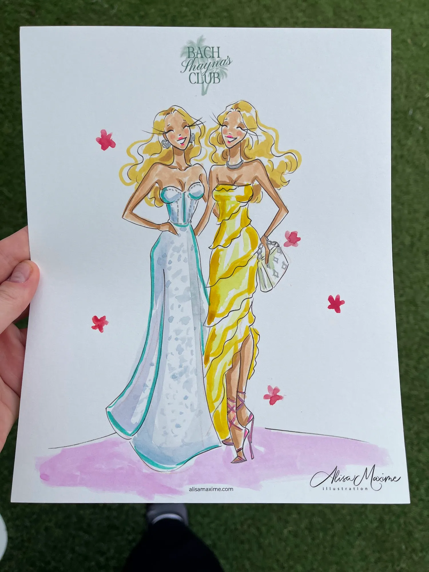 Live fashion sketch 7 from Bridal Shower at The Frenchie Boutique Hotel, Round Top