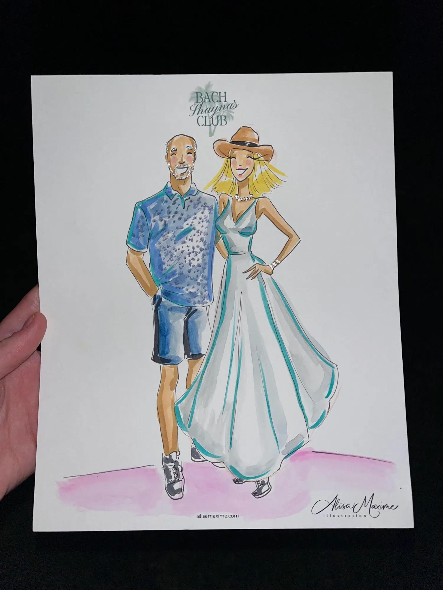 Live fashion sketch 11 from Bridal Shower at The Frenchie Boutique Hotel, Round Top