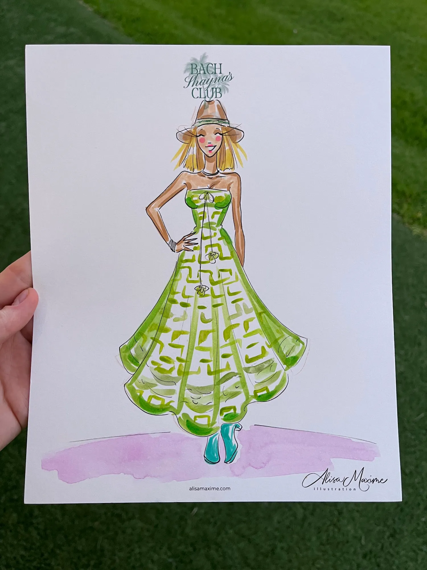 Live fashion sketch 10 from Bridal Shower at The Frenchie Boutique Hotel, Round Top