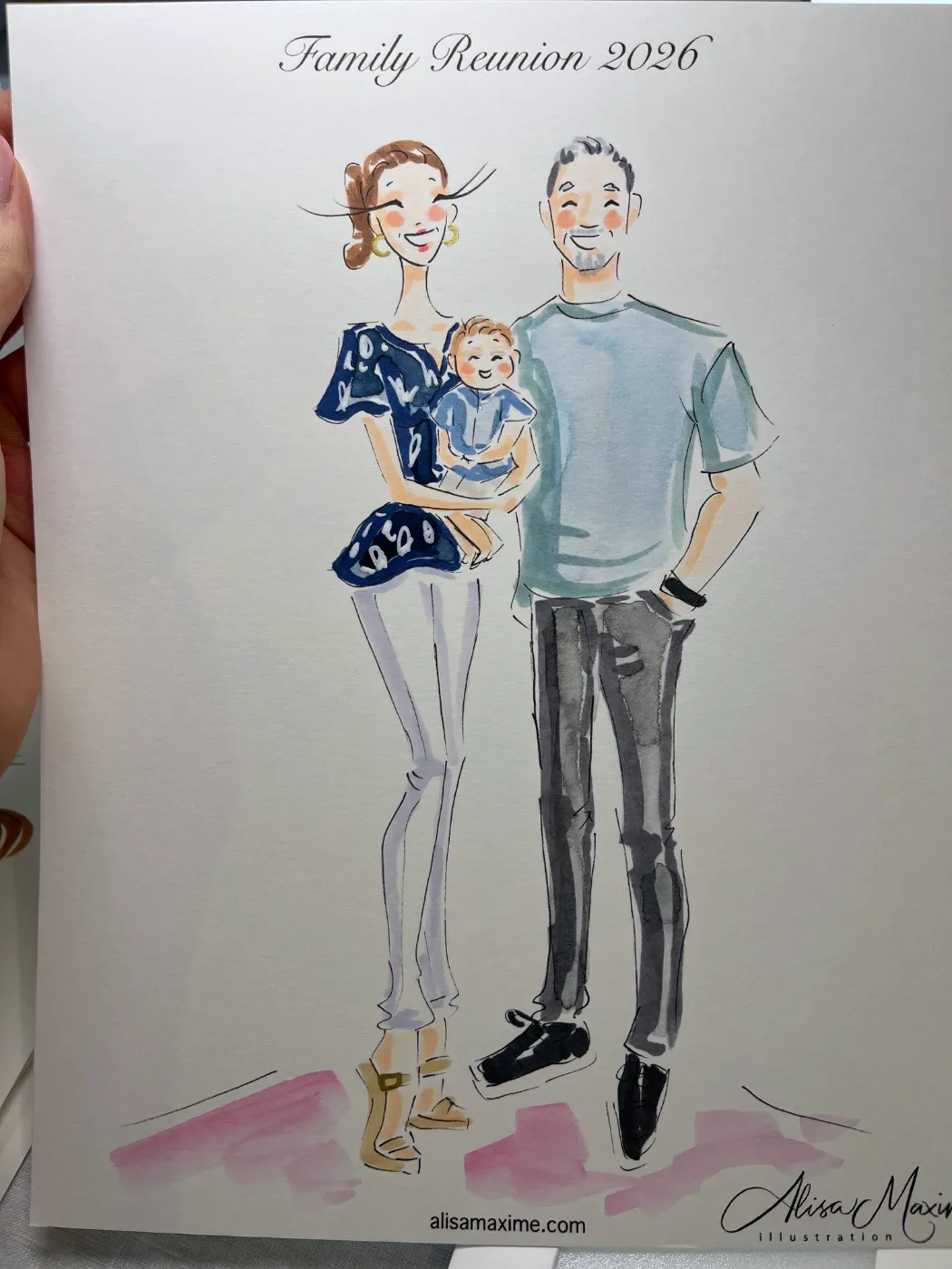Live fashion sketch 8 from Family Party in Austin