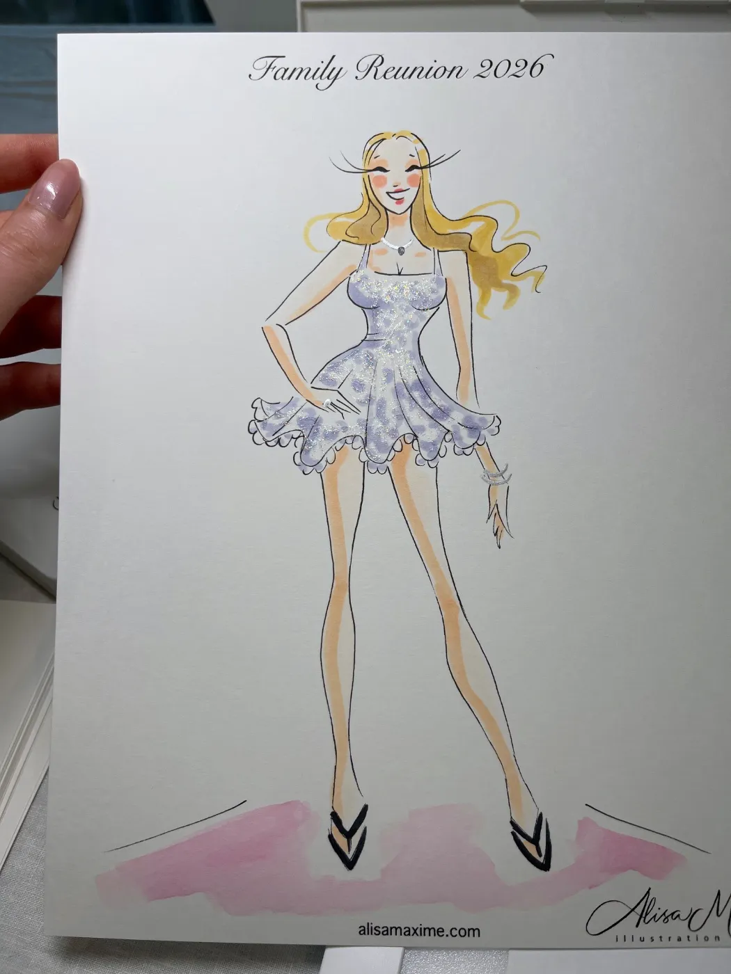 Live fashion sketch 4 from Family Party in Austin