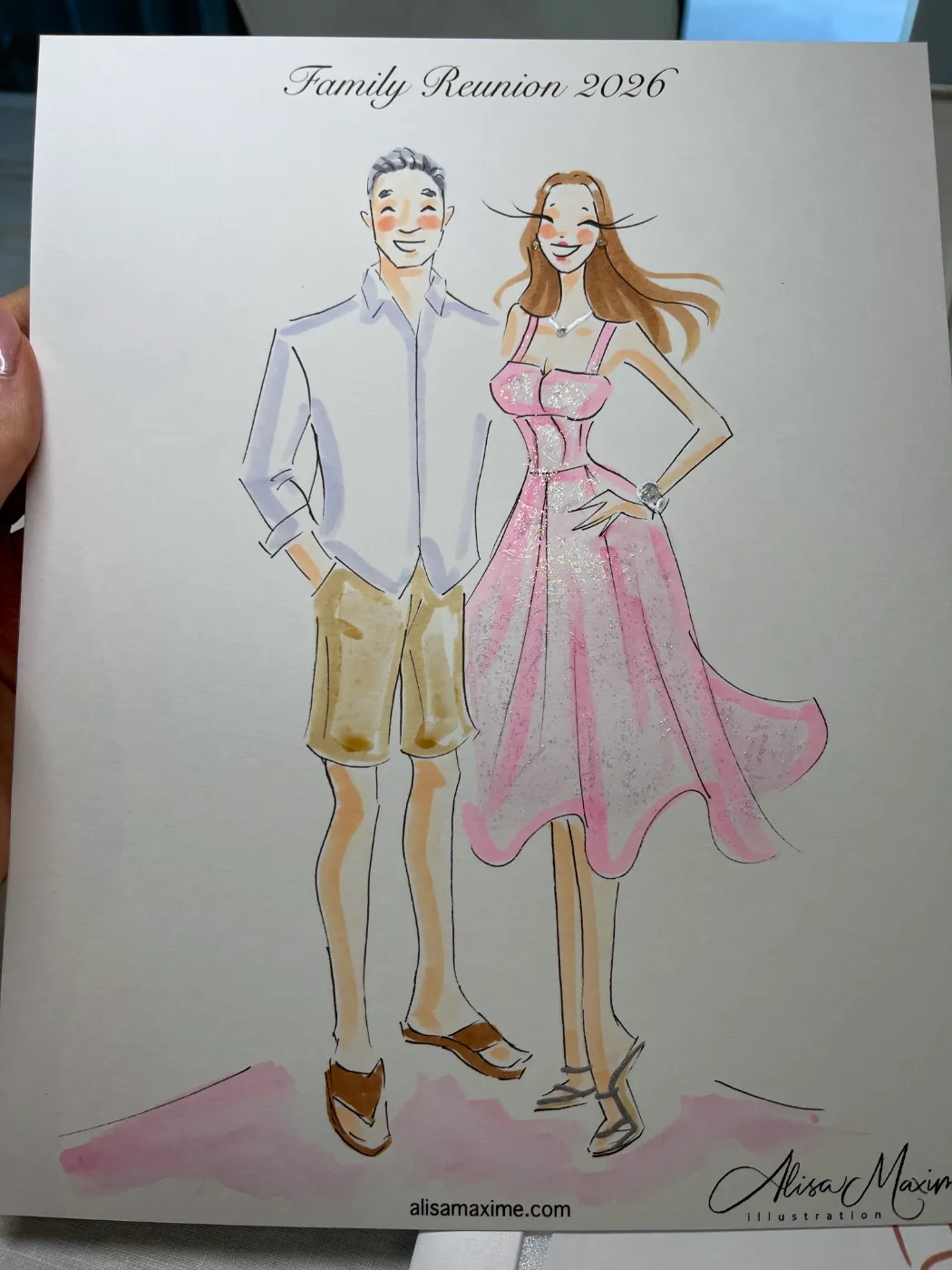 Live fashion sketch 5 from Family Party in Austin