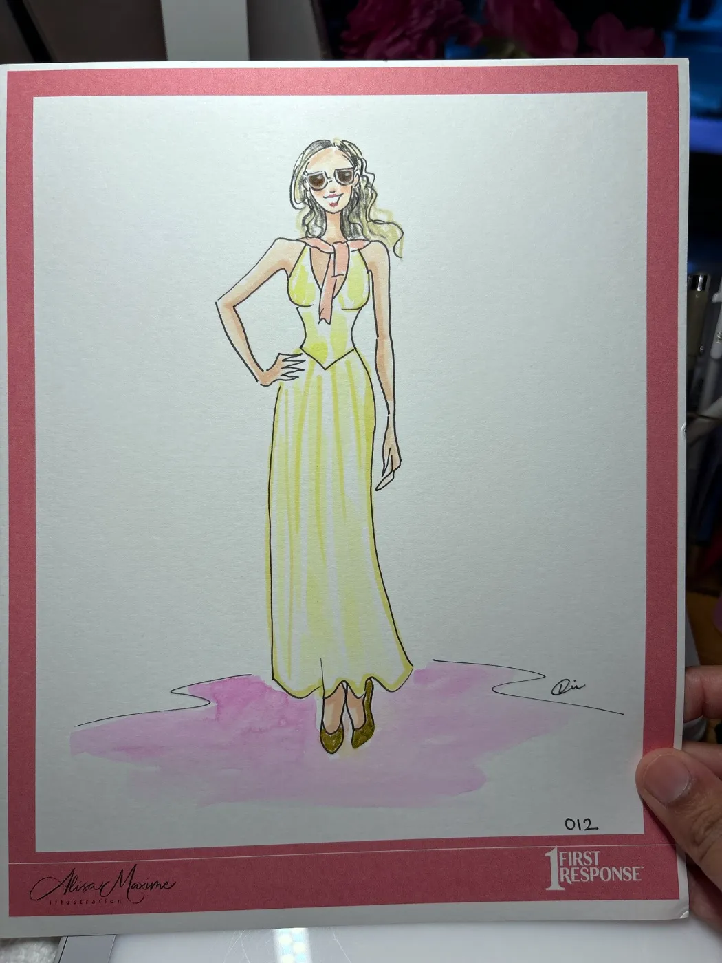 Live fashion sketch 12 from Corporate Party at Empire Diner, New York