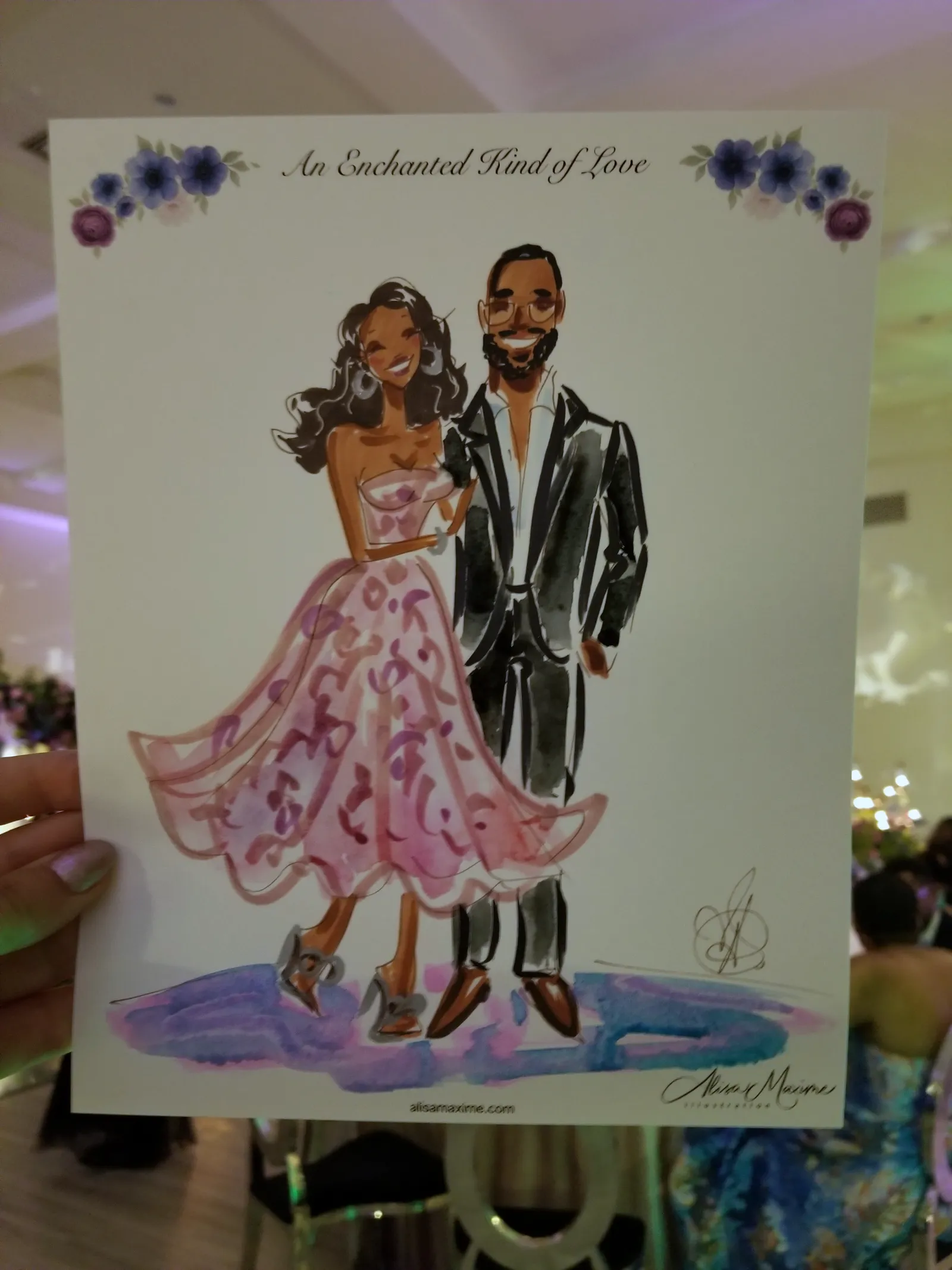 Live fashion sketch 12 from Wedding Celebration at The Arlo, Austin