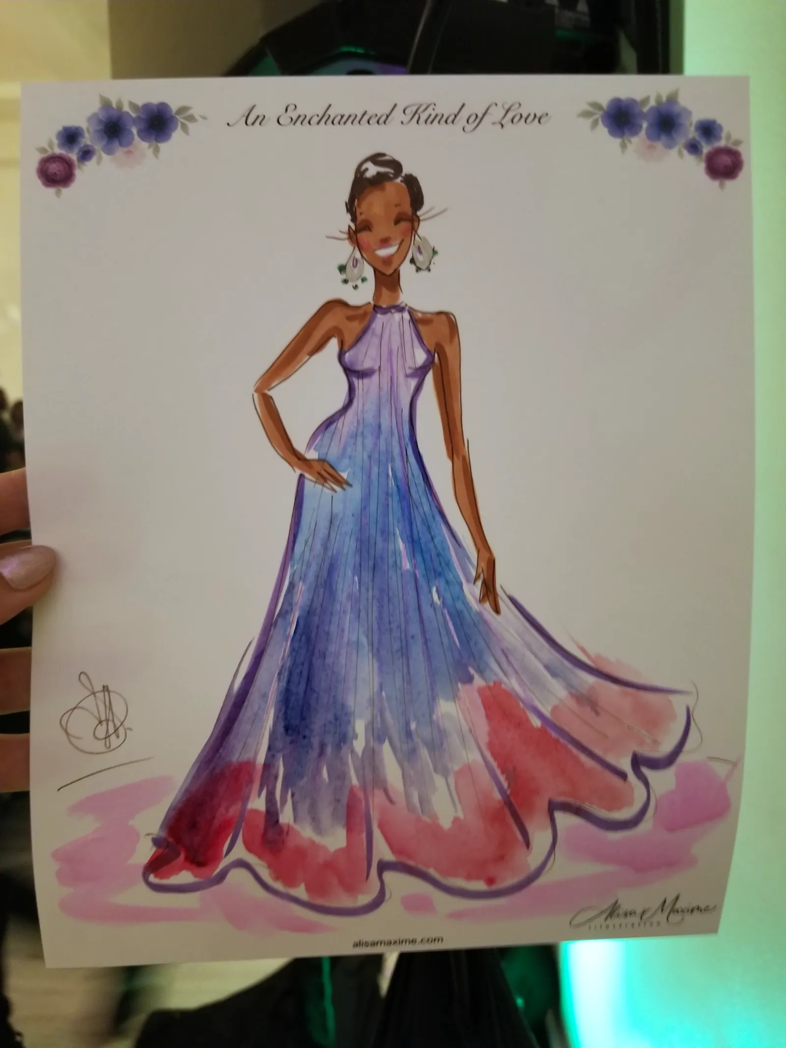 Live fashion sketch 6 from Wedding Celebration at The Arlo, Austin