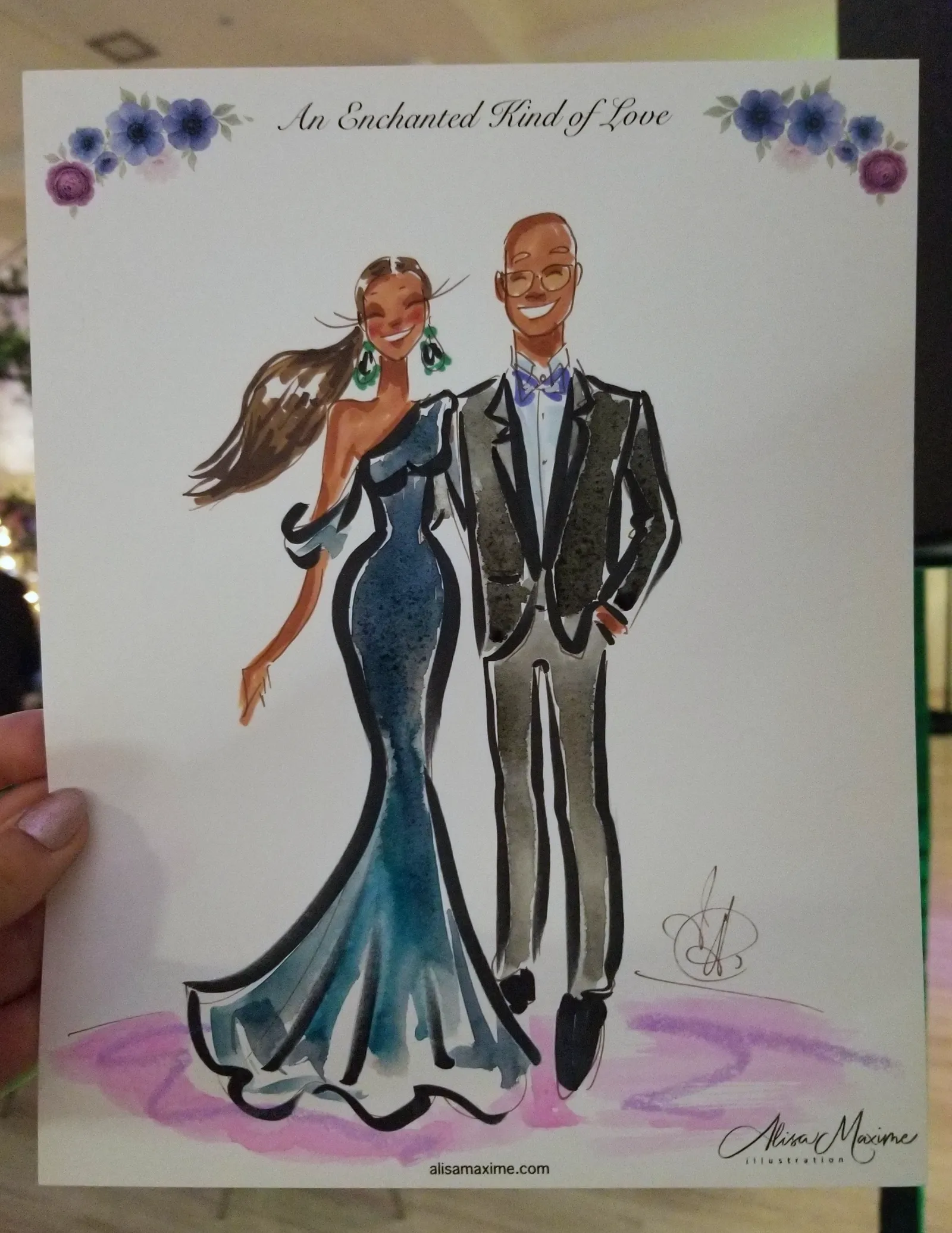 Live fashion sketch 11 from Wedding Celebration at The Arlo, Austin