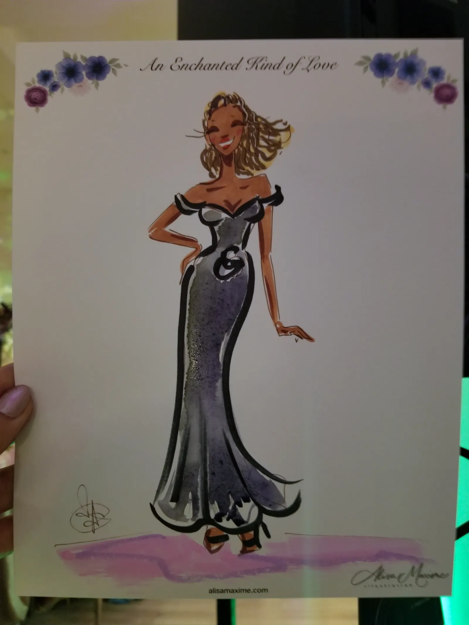 Live fashion sketch 10 from Wedding Celebration at The Arlo, Austin