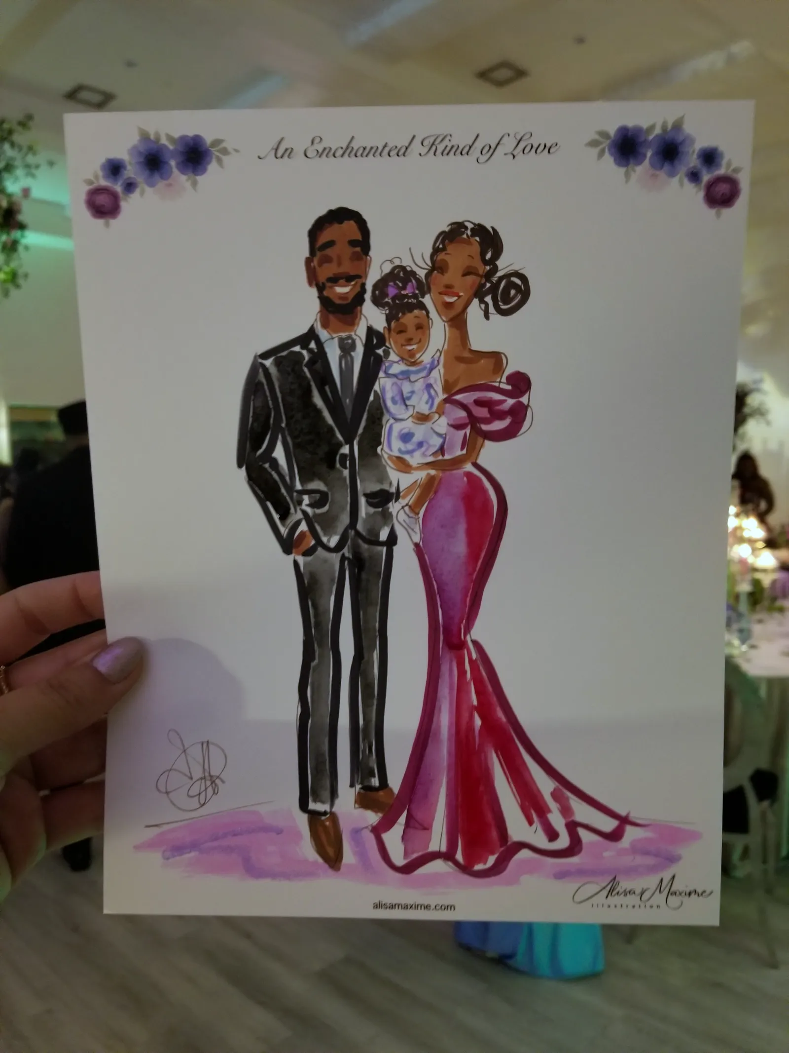 Live fashion sketch 13 from Wedding Celebration at The Arlo, Austin