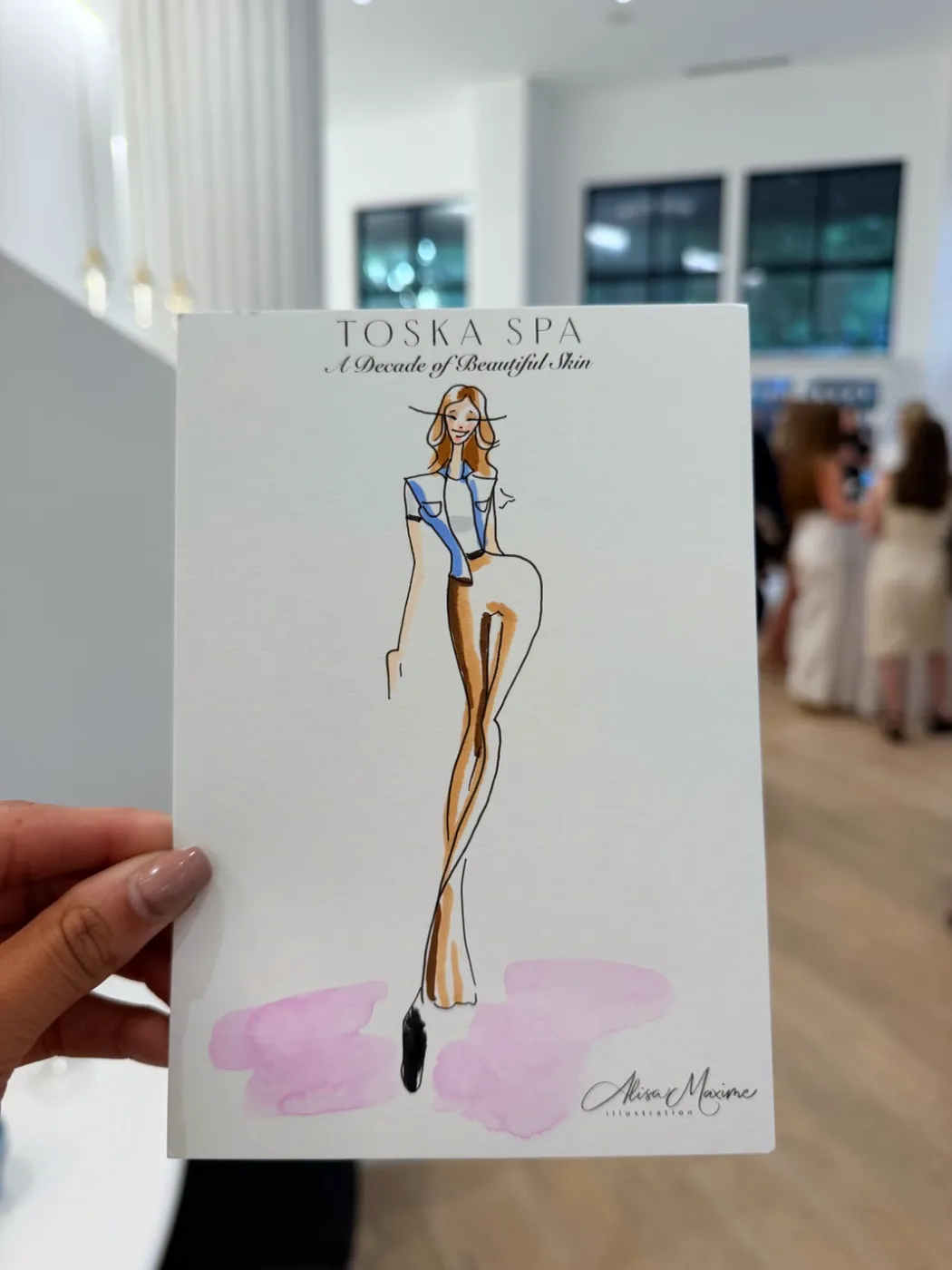 Live fashion sketch 15 from Shop Event at Toska Spa & Facial Bar, Charlotte