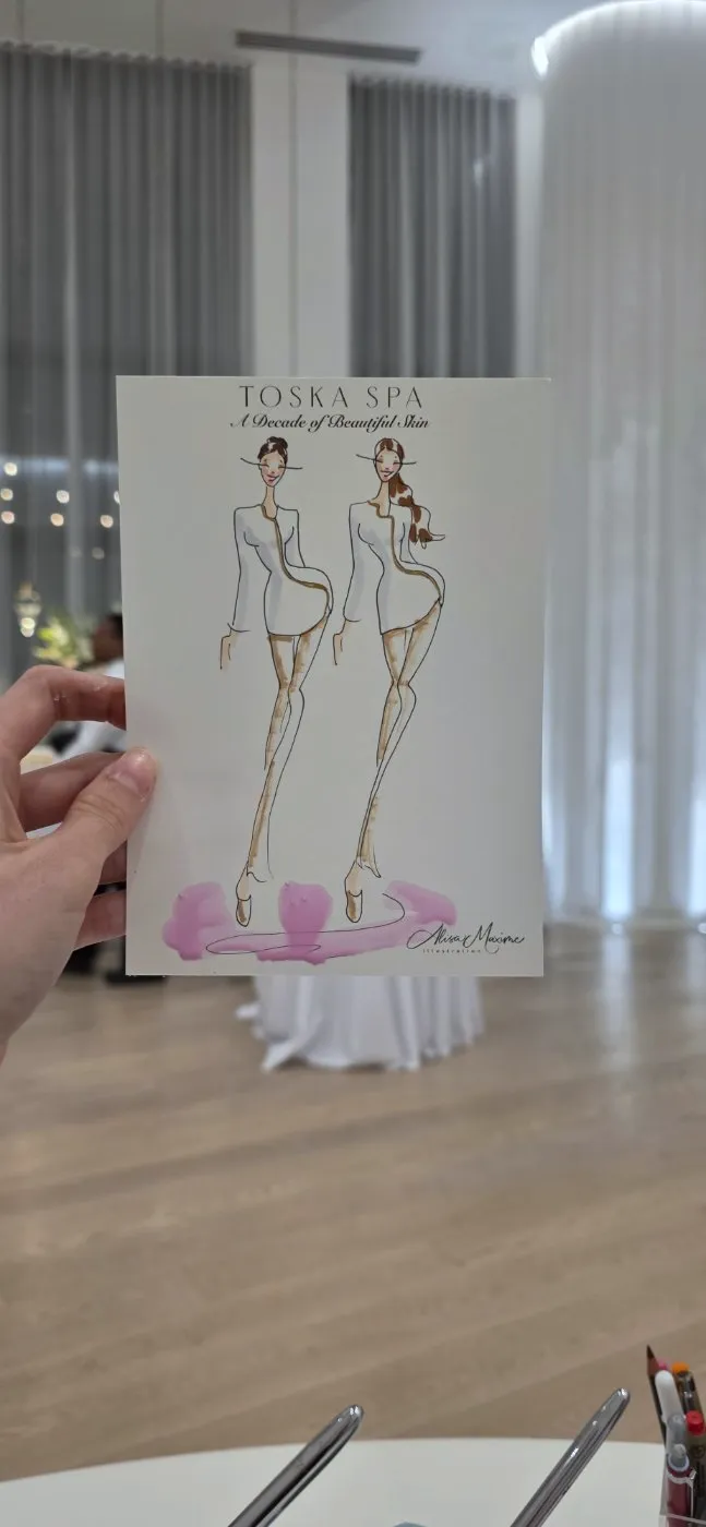 Live fashion sketch 6 from Shop Event at Toska Spa & Facial Bar, Charlotte