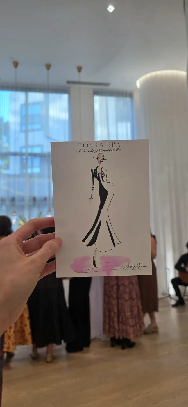 Live fashion sketch 9 from Shop Event at Toska Spa & Facial Bar, Charlotte