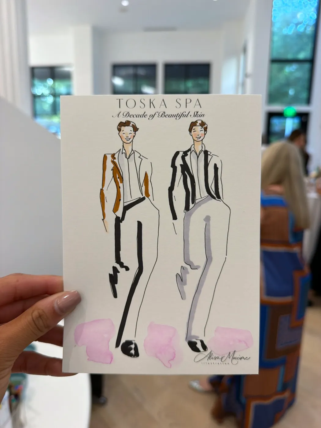 Live fashion sketch 8 from Shop Event at Toska Spa & Facial Bar, Charlotte
